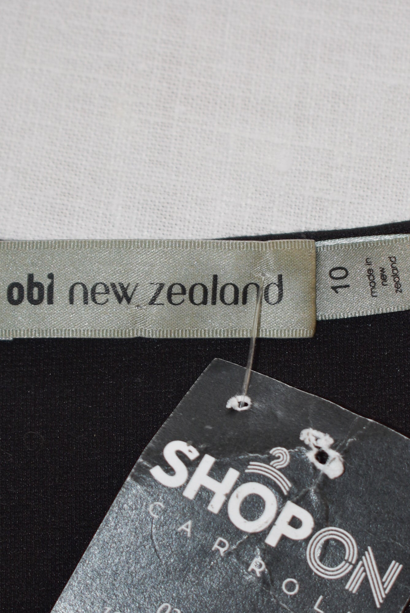 Obi New Zealand black midi dress, 10