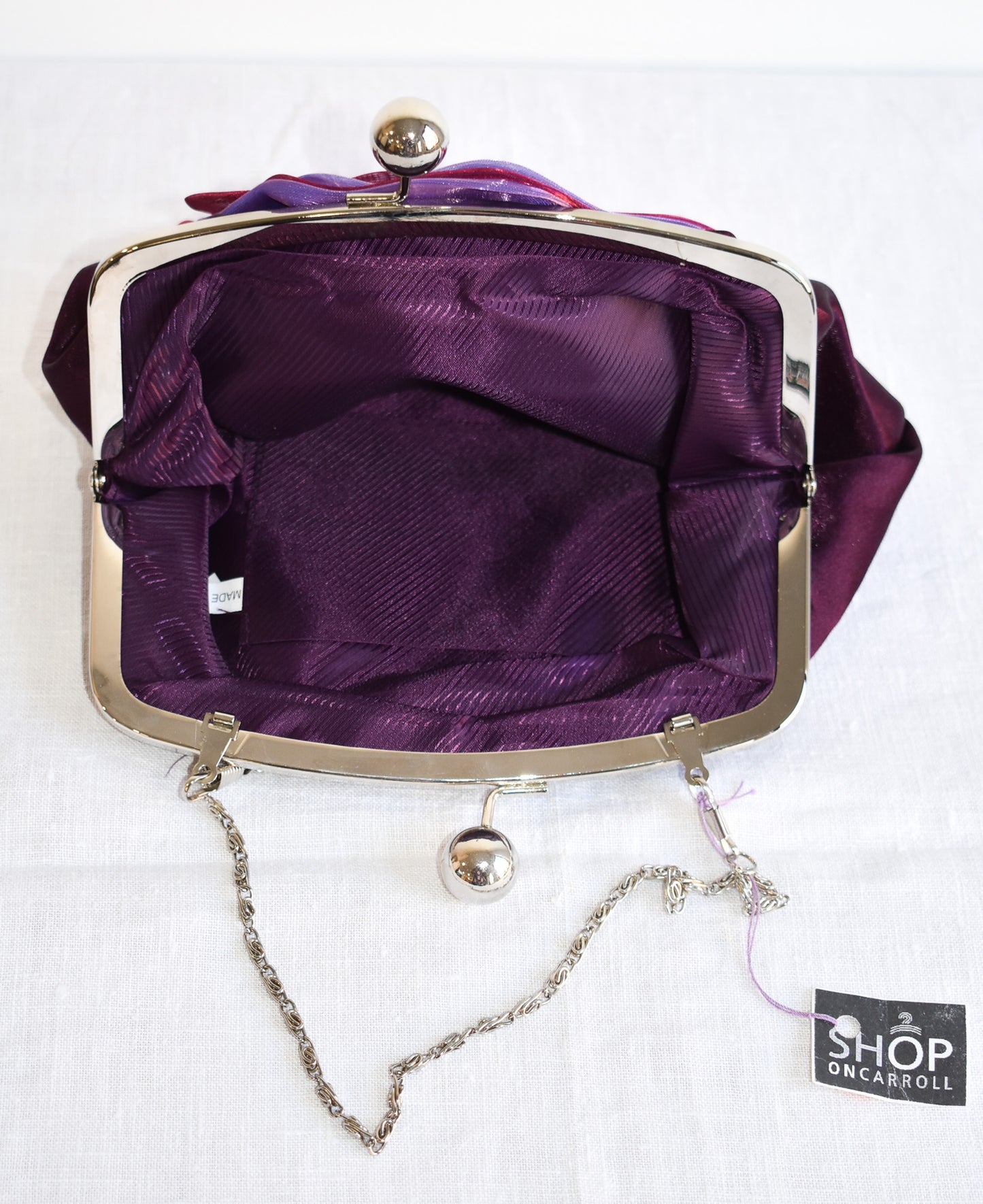 Violet rose purse