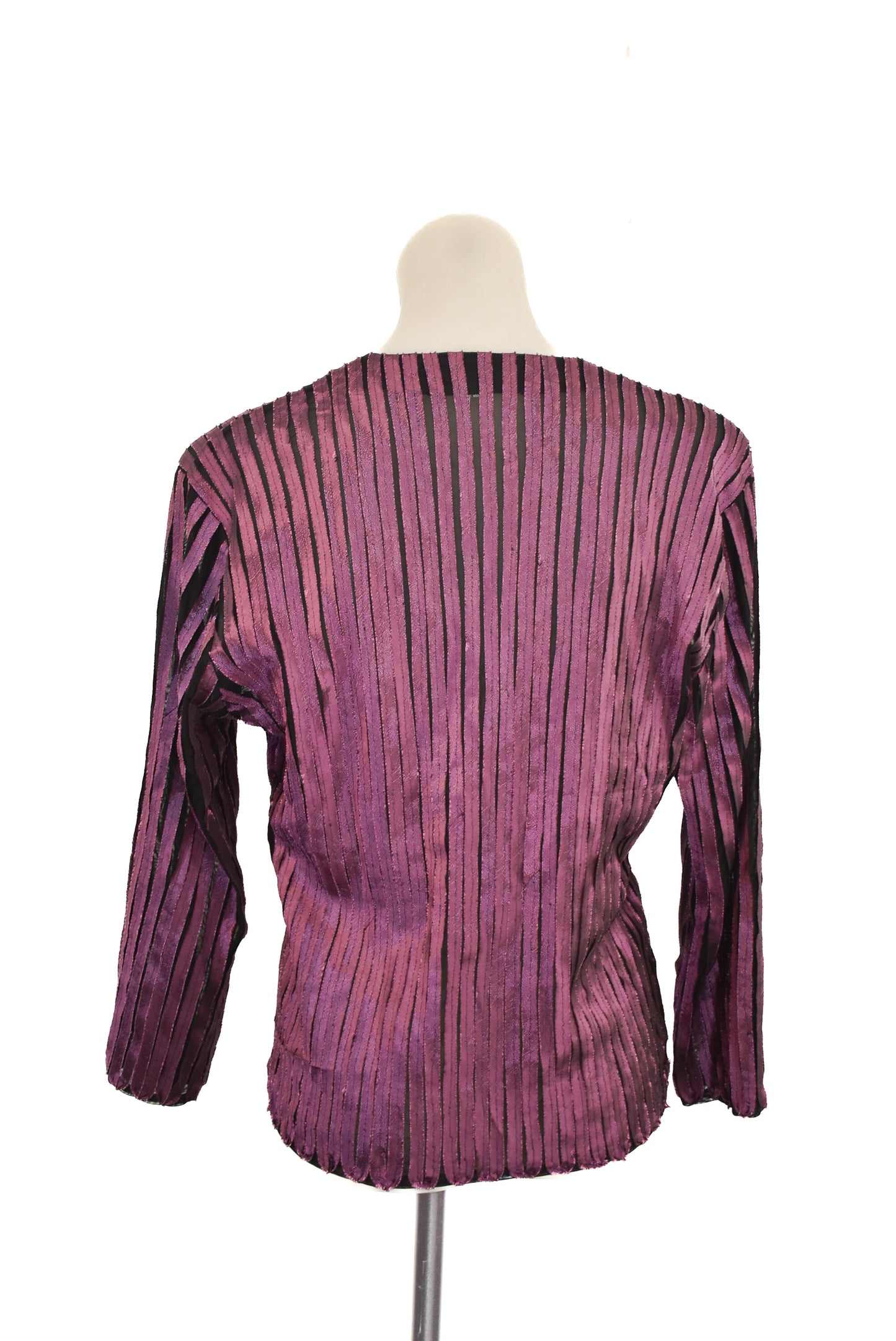 Glam NZ funky purple mesh jacket, S