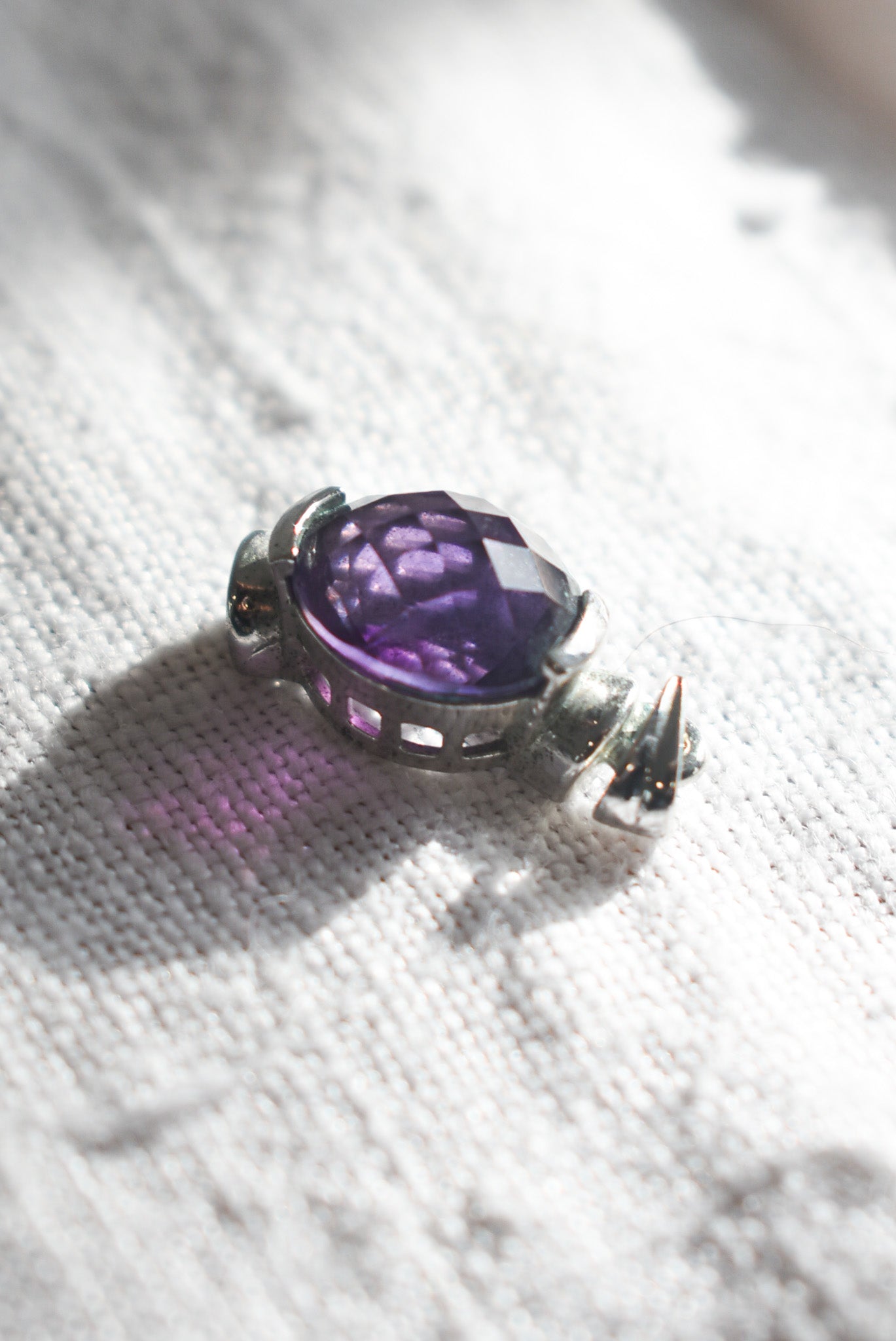 Silver + Amethyst pendant