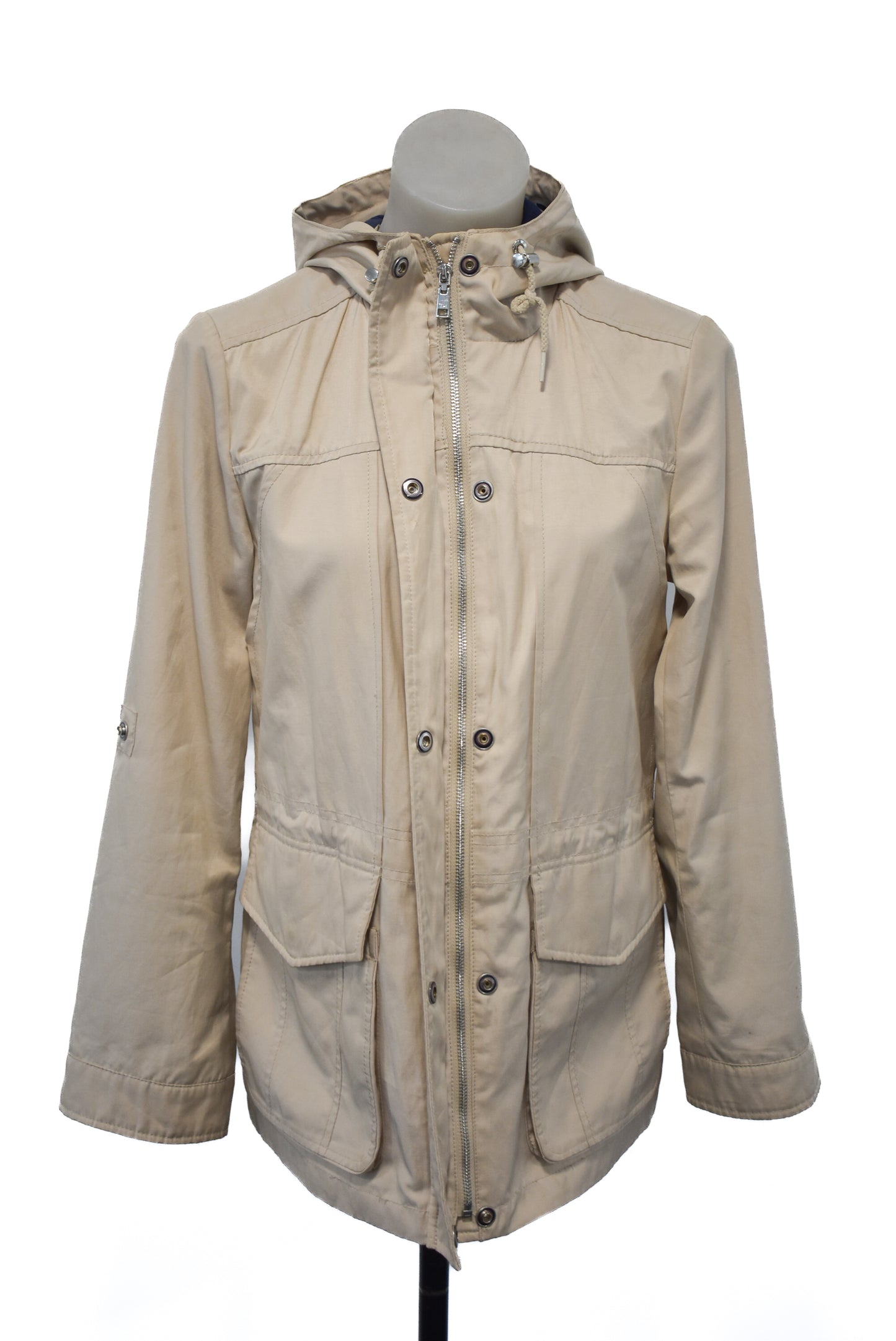 Tommy Hilfiger zip up rain jacket, S