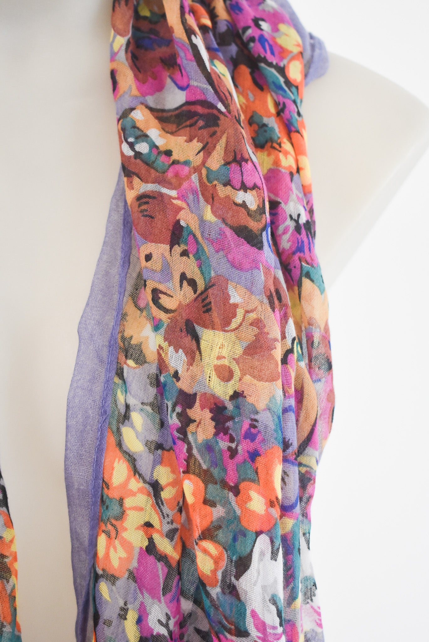 Beautiful floral scarf