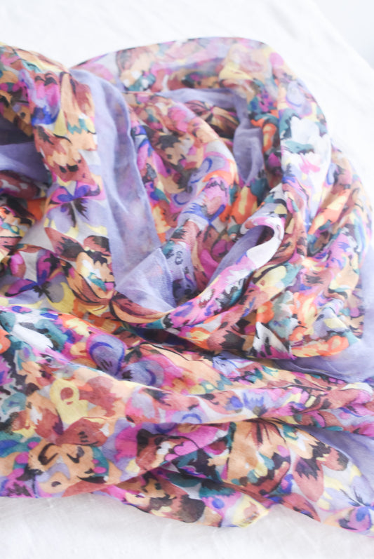 Beautiful floral scarf