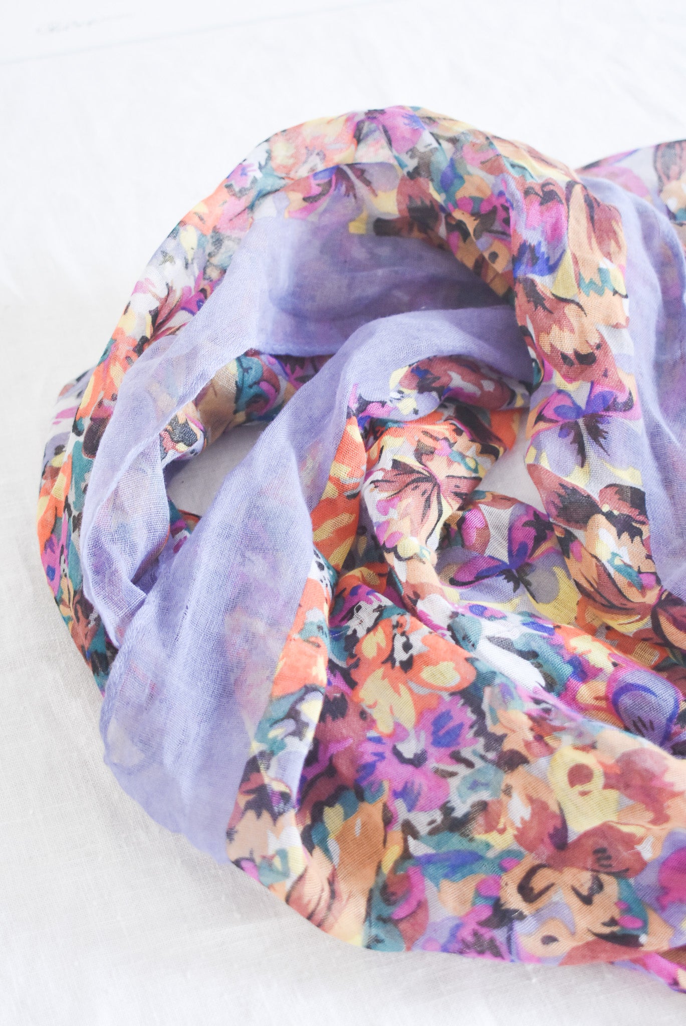 Beautiful floral scarf