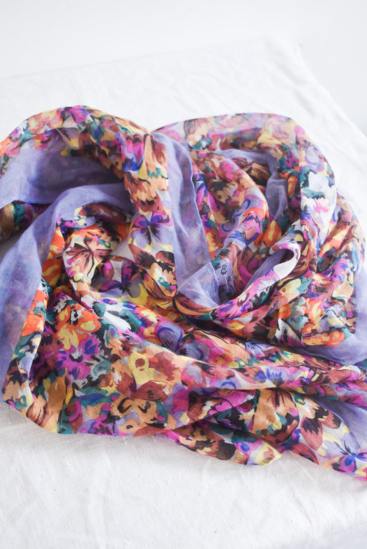 Beautiful floral scarf