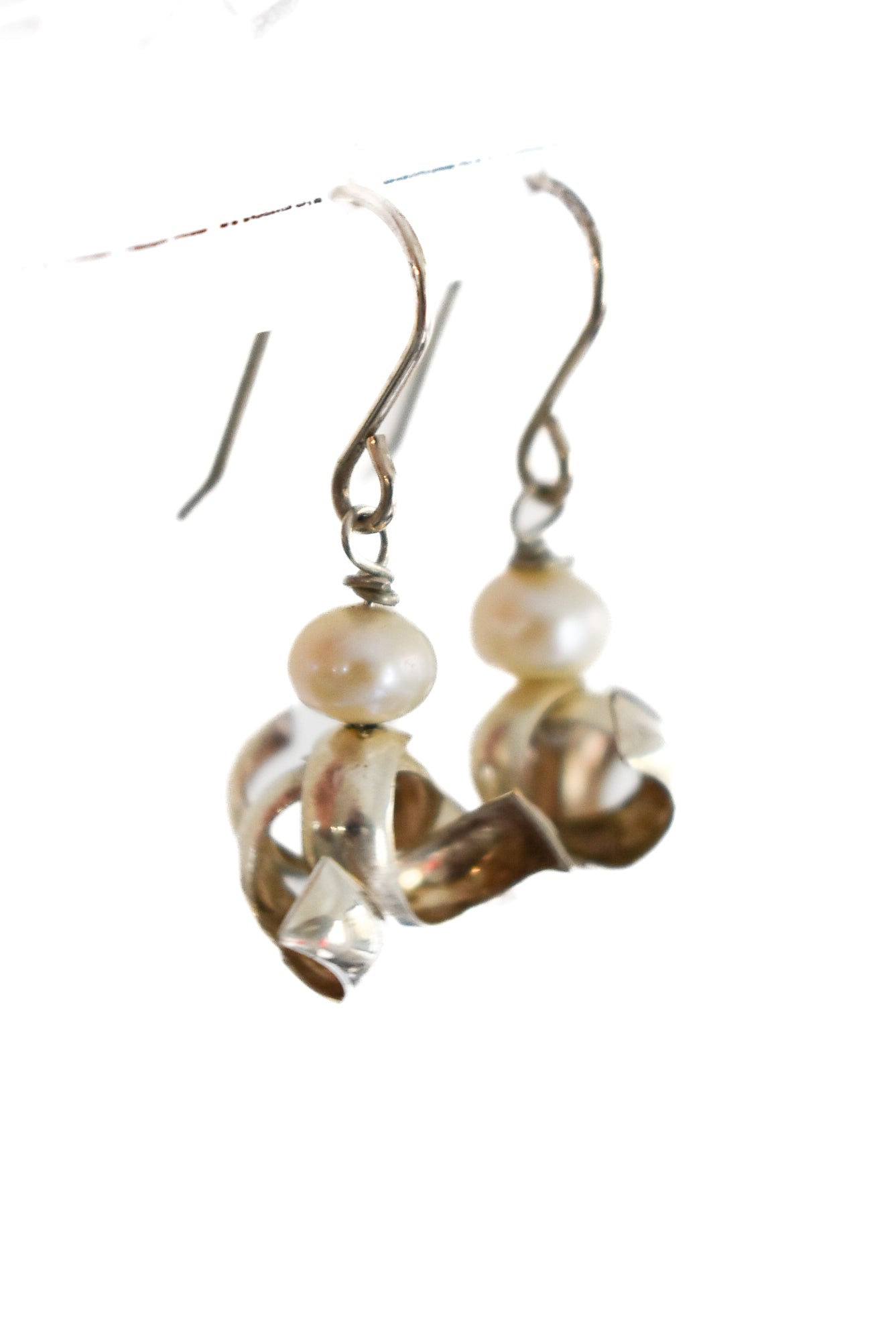 925 Sterling silver pearl earrings