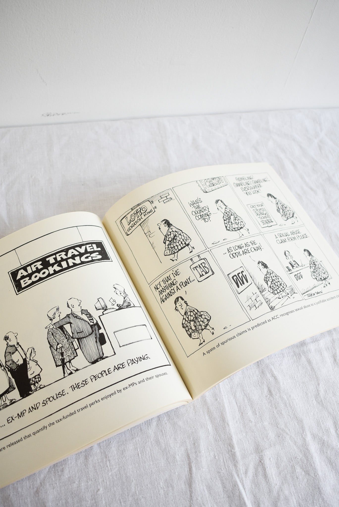 20 years of Garrick Tremain "Politics from the pen of a leading cartoonist"