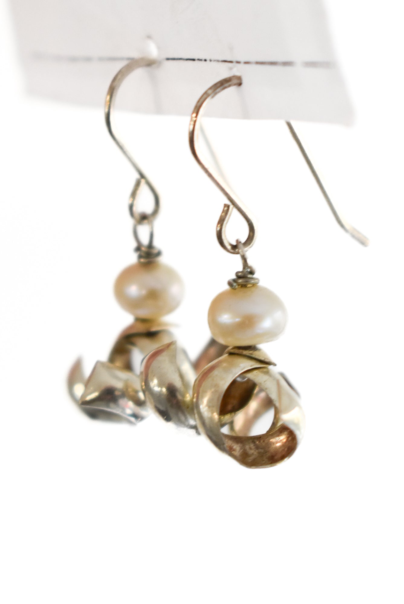 925 Sterling silver pearl earrings