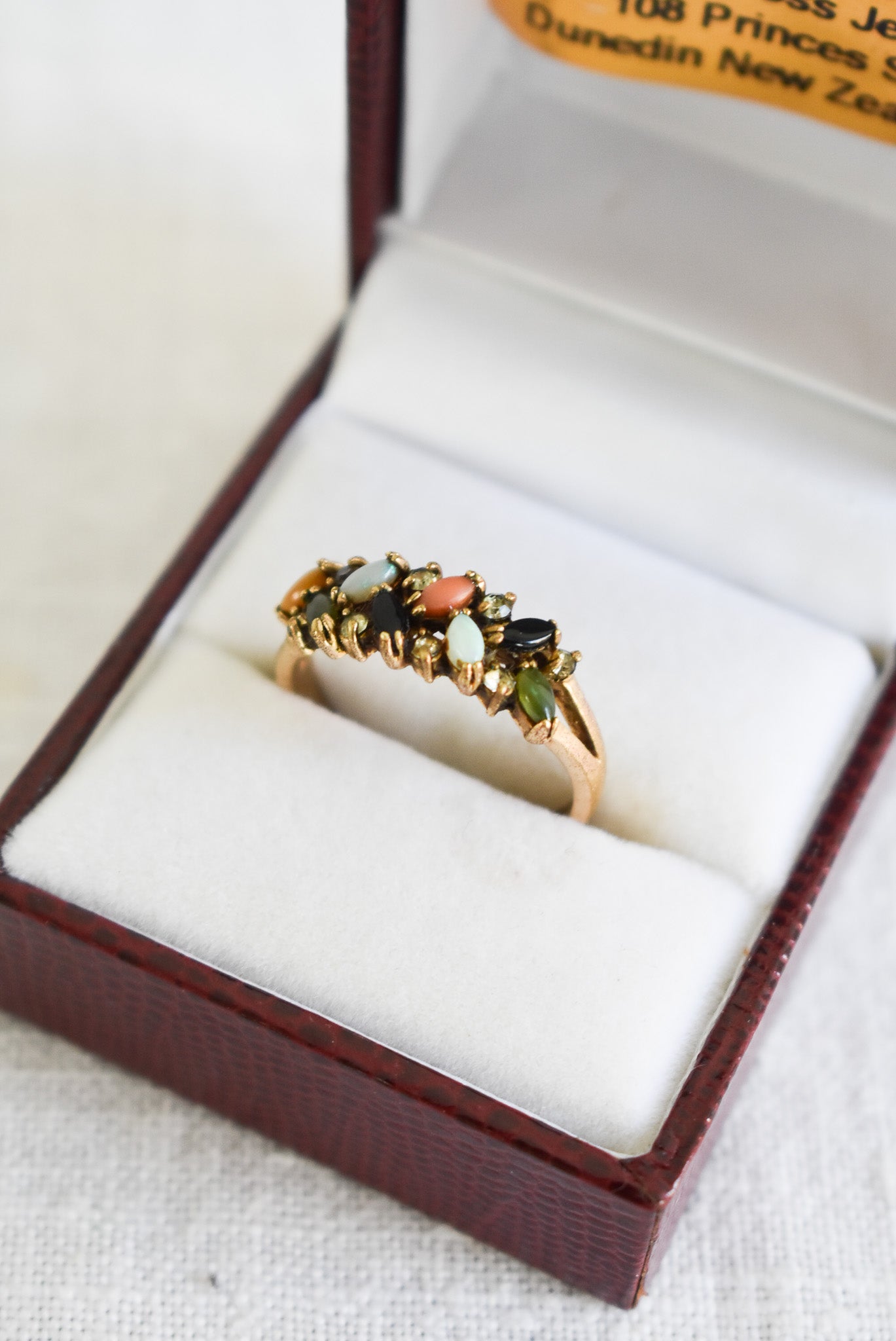 Beautiful semi-precious stone costume ring