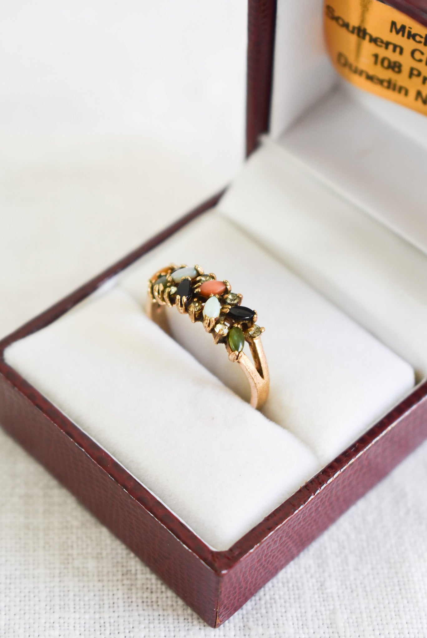 Beautiful semi-precious stone costume ring