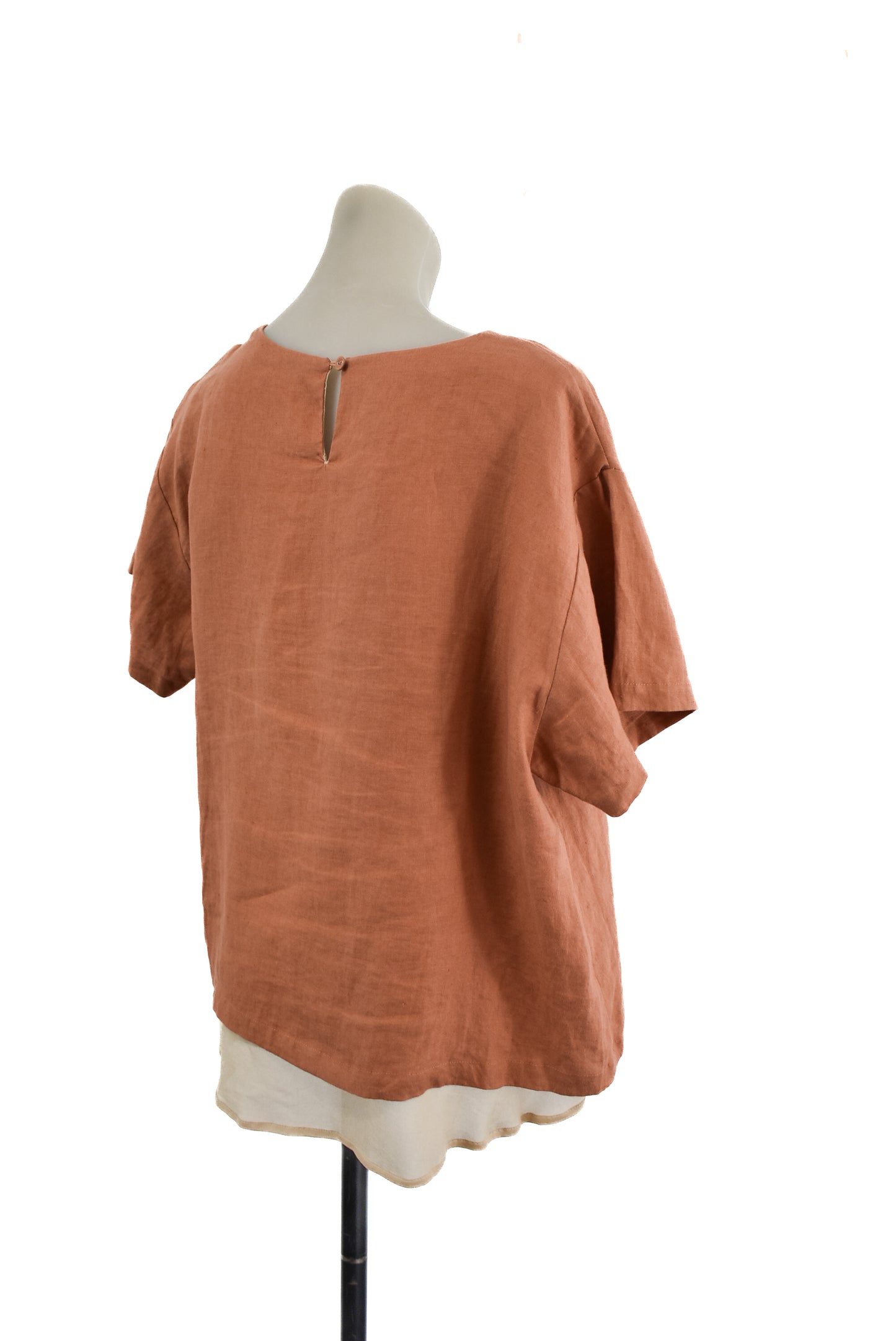 Two by Two linen top, M