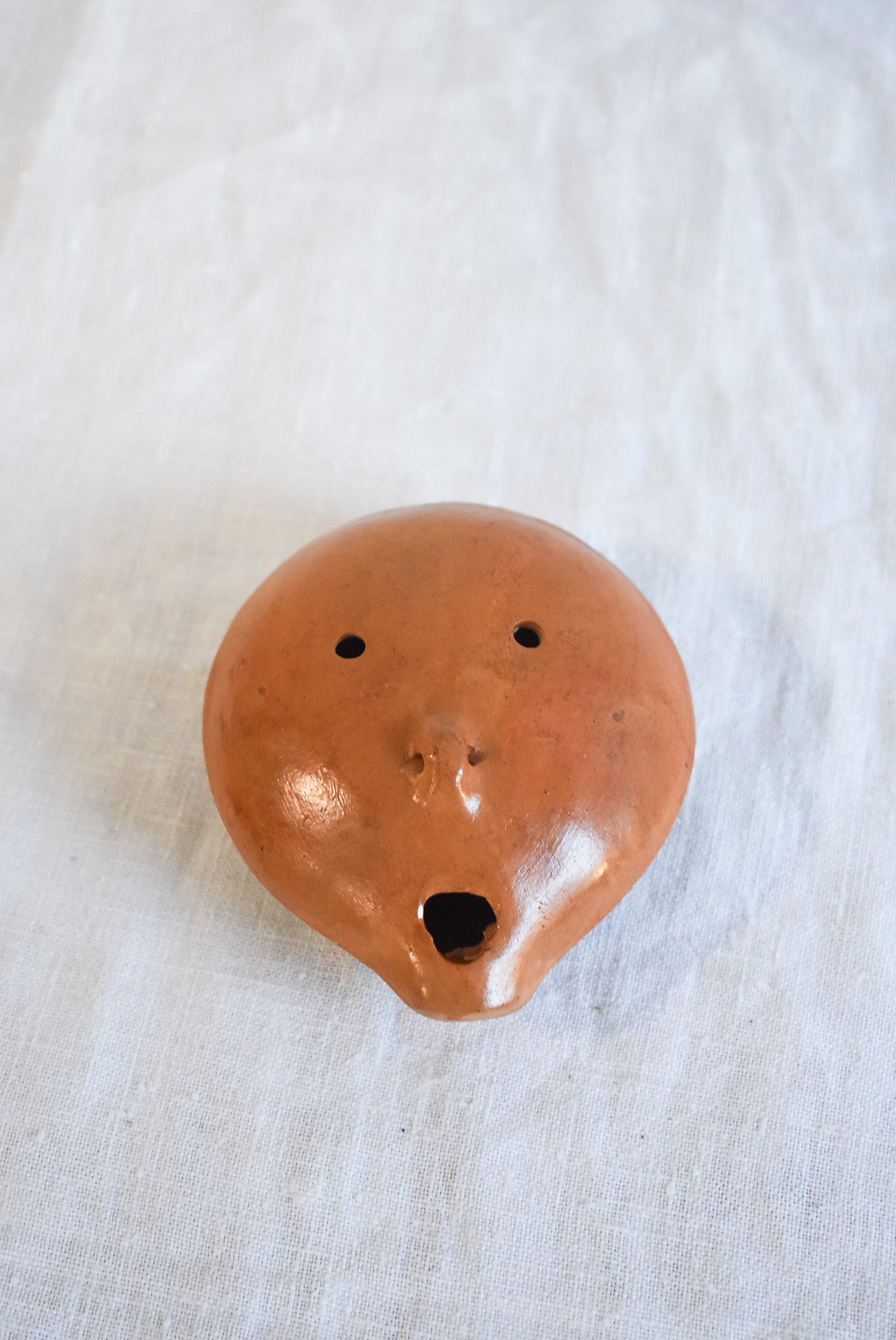 Peruvian hand painted Ocarina flute