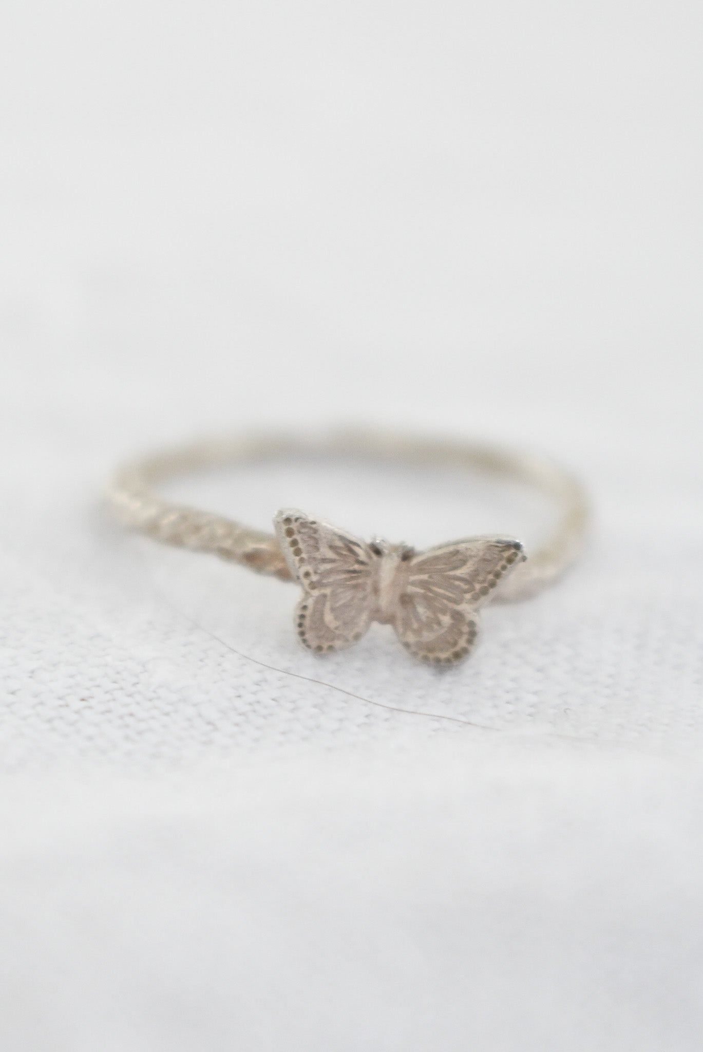 925 Silver butterfly ring