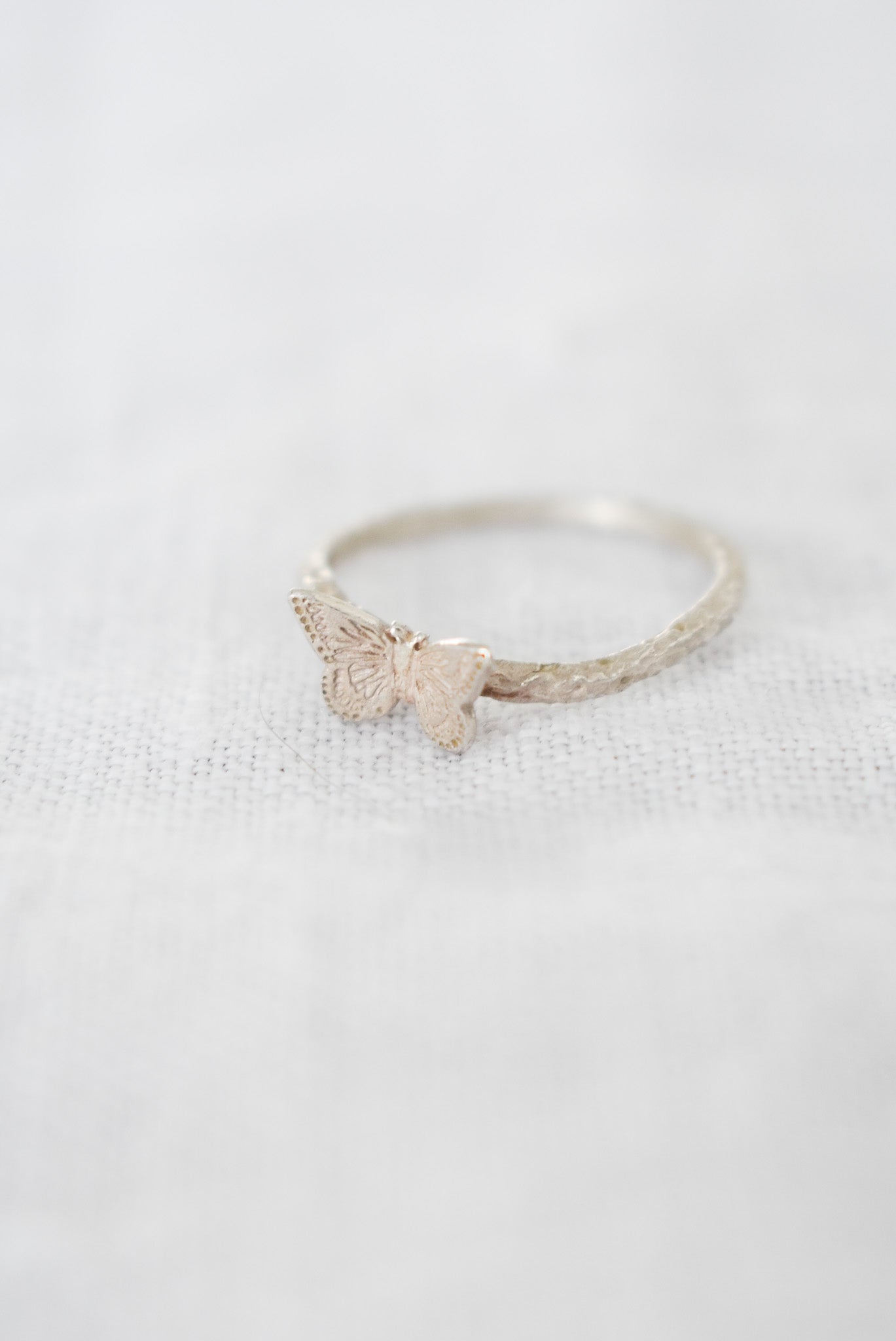 925 Silver butterfly ring