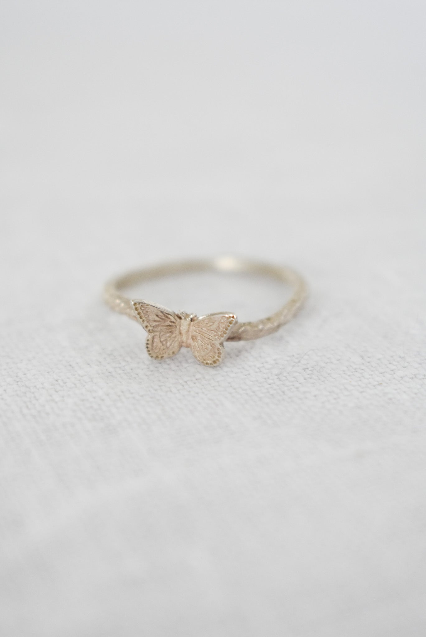 925 Silver butterfly ring