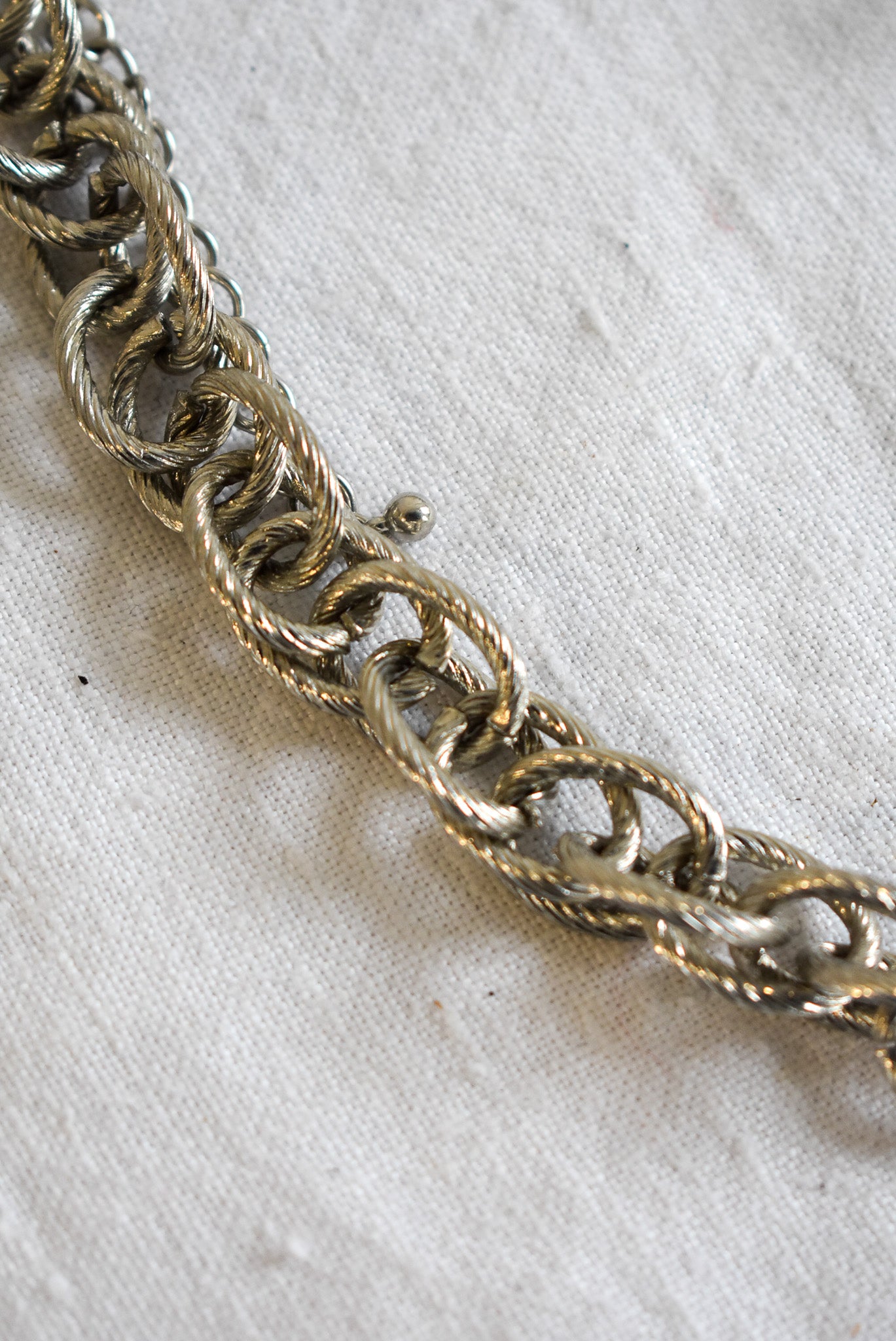 Braided chunky chain necklace