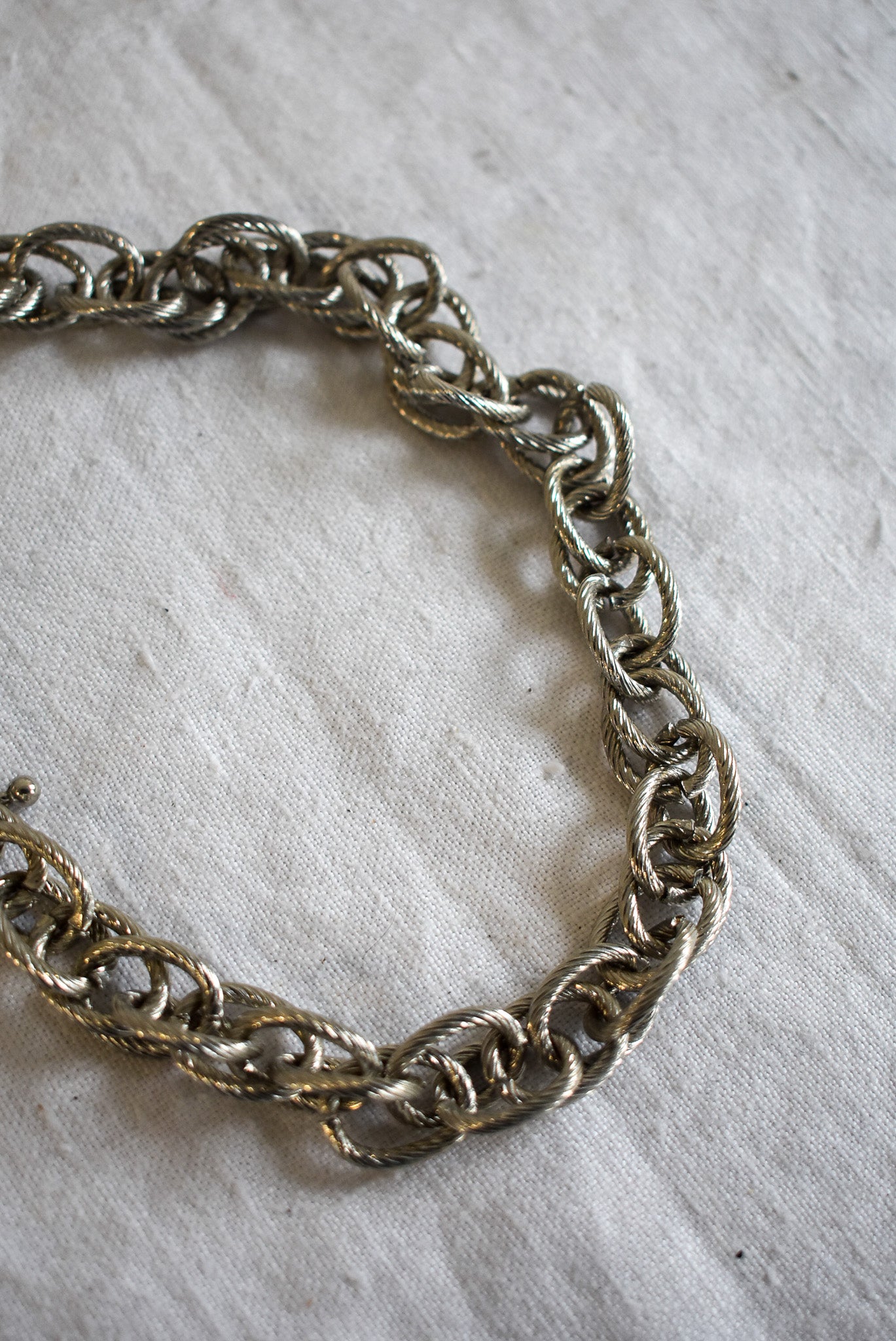 Braided chunky chain necklace