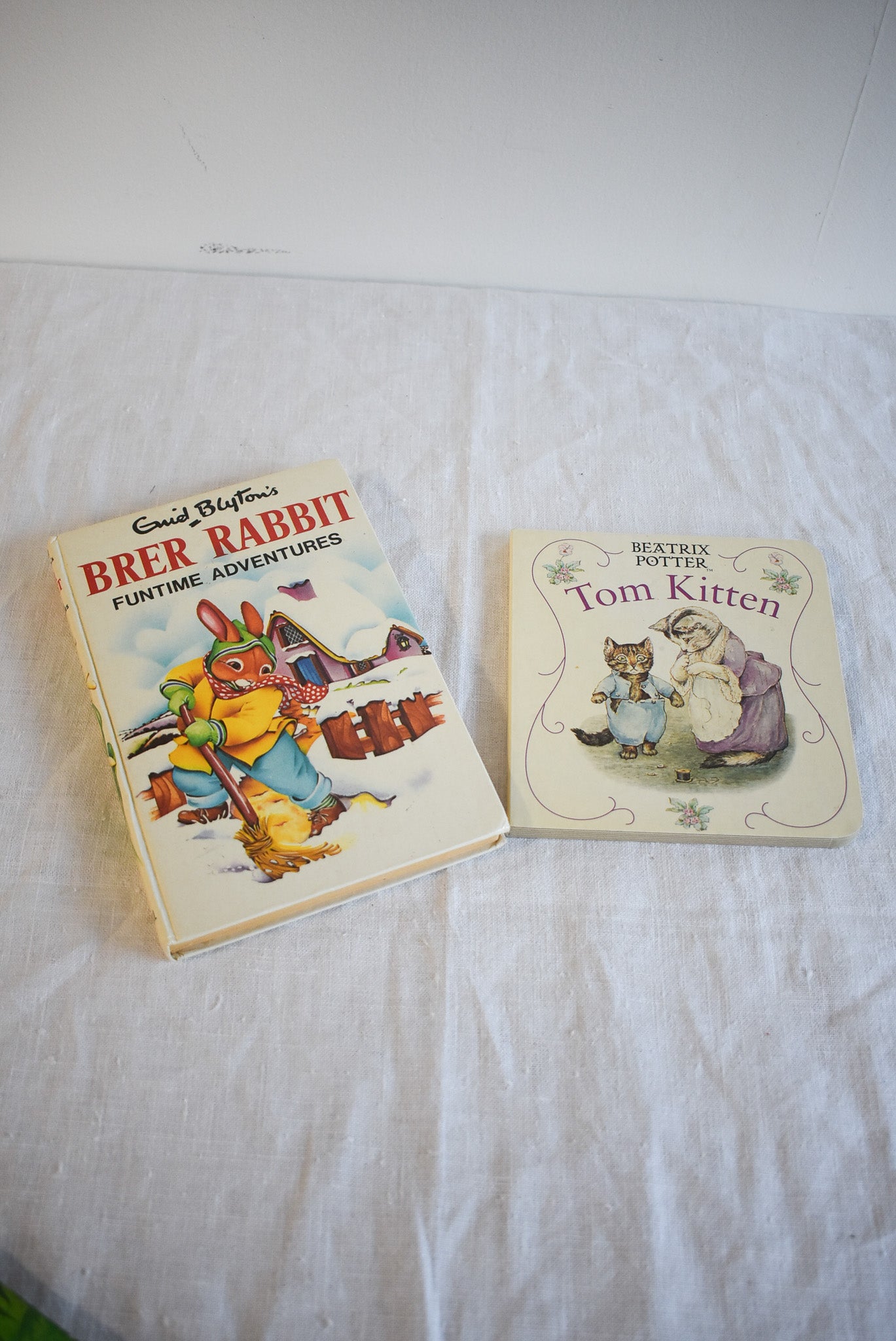 Tom Kitten + Brer Rabbit childrens book bundle