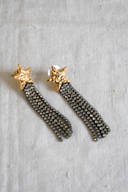 Shooting star earrings