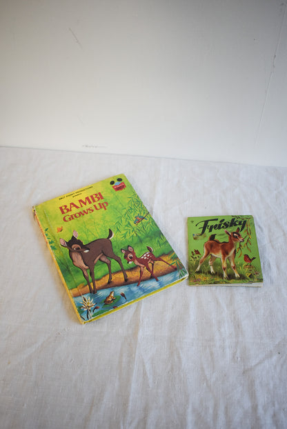 Bambi Grows Up + Frisky childrens book bundle