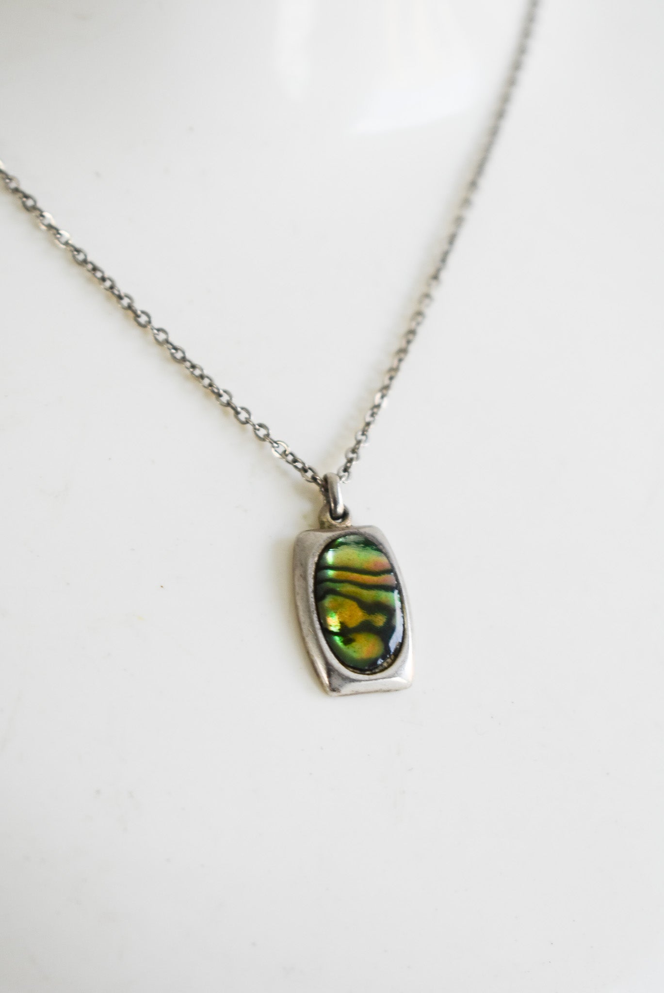 Resin set Paua necklace