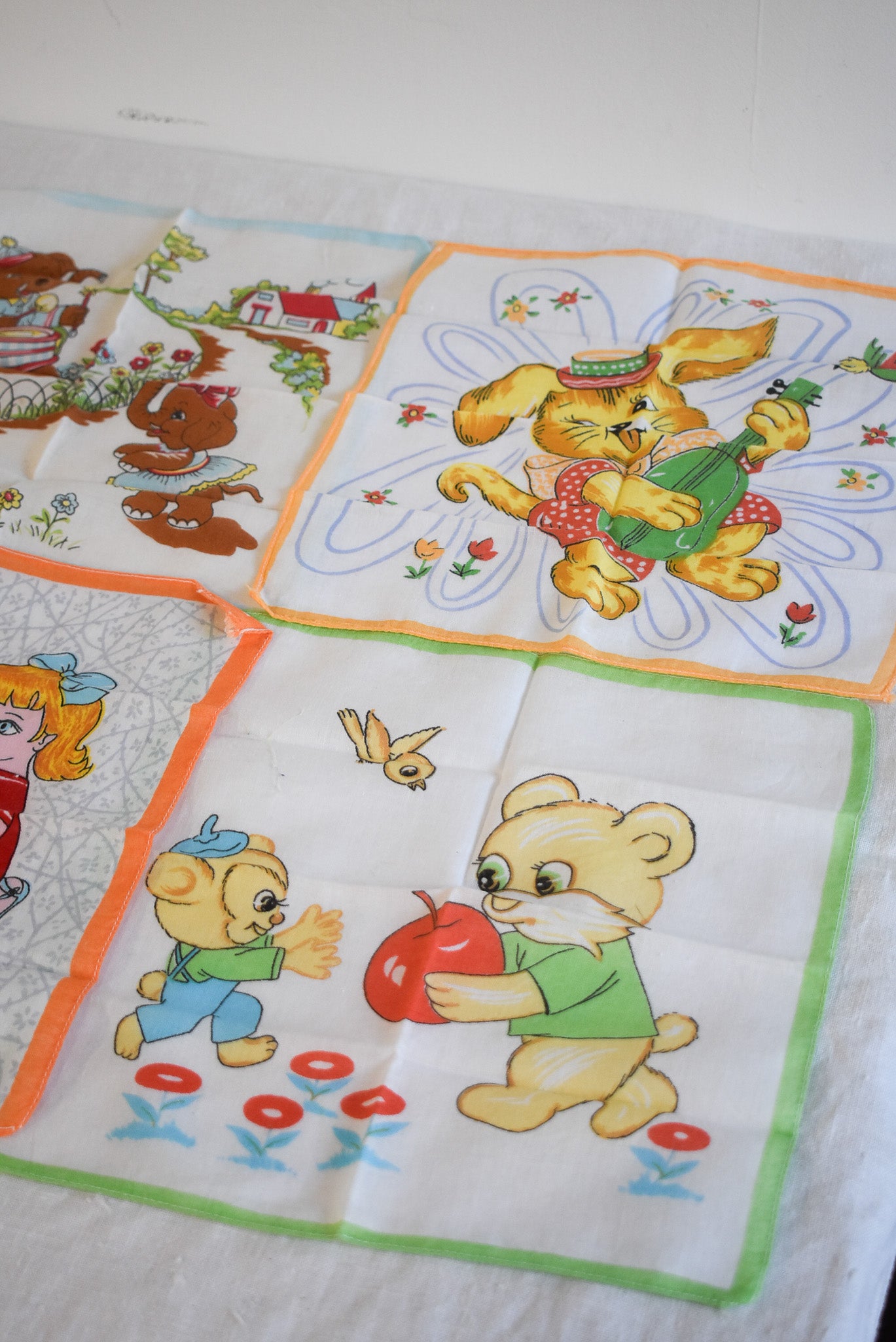 Vintage Kids Hankies (set 2)