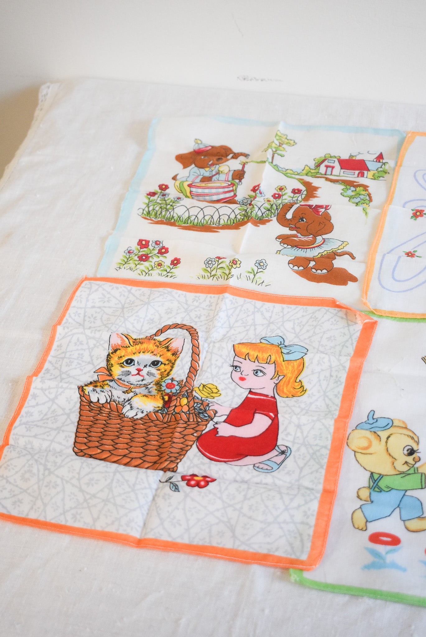 Vintage Kids Hankies (set 2)