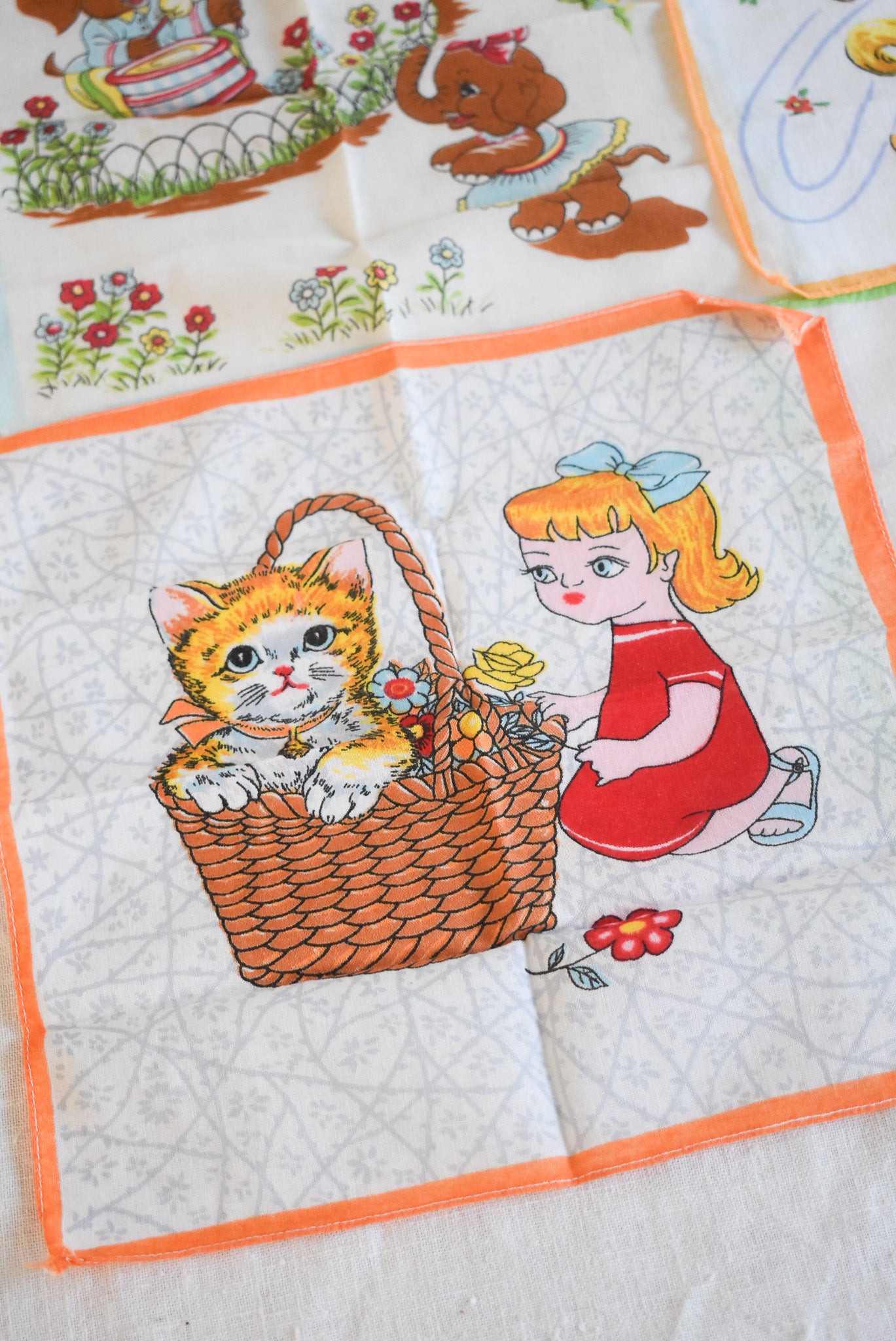 Vintage Kids Hankies (set 2)