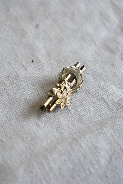 Antique silver pin