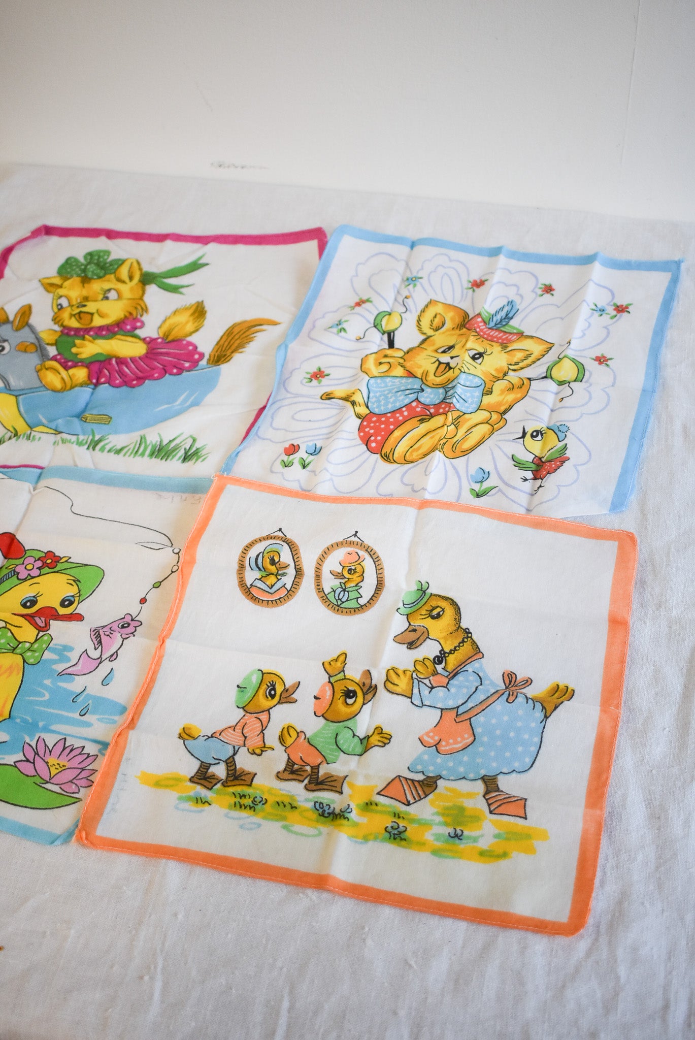 Vintage Kids Hankies (set 1)