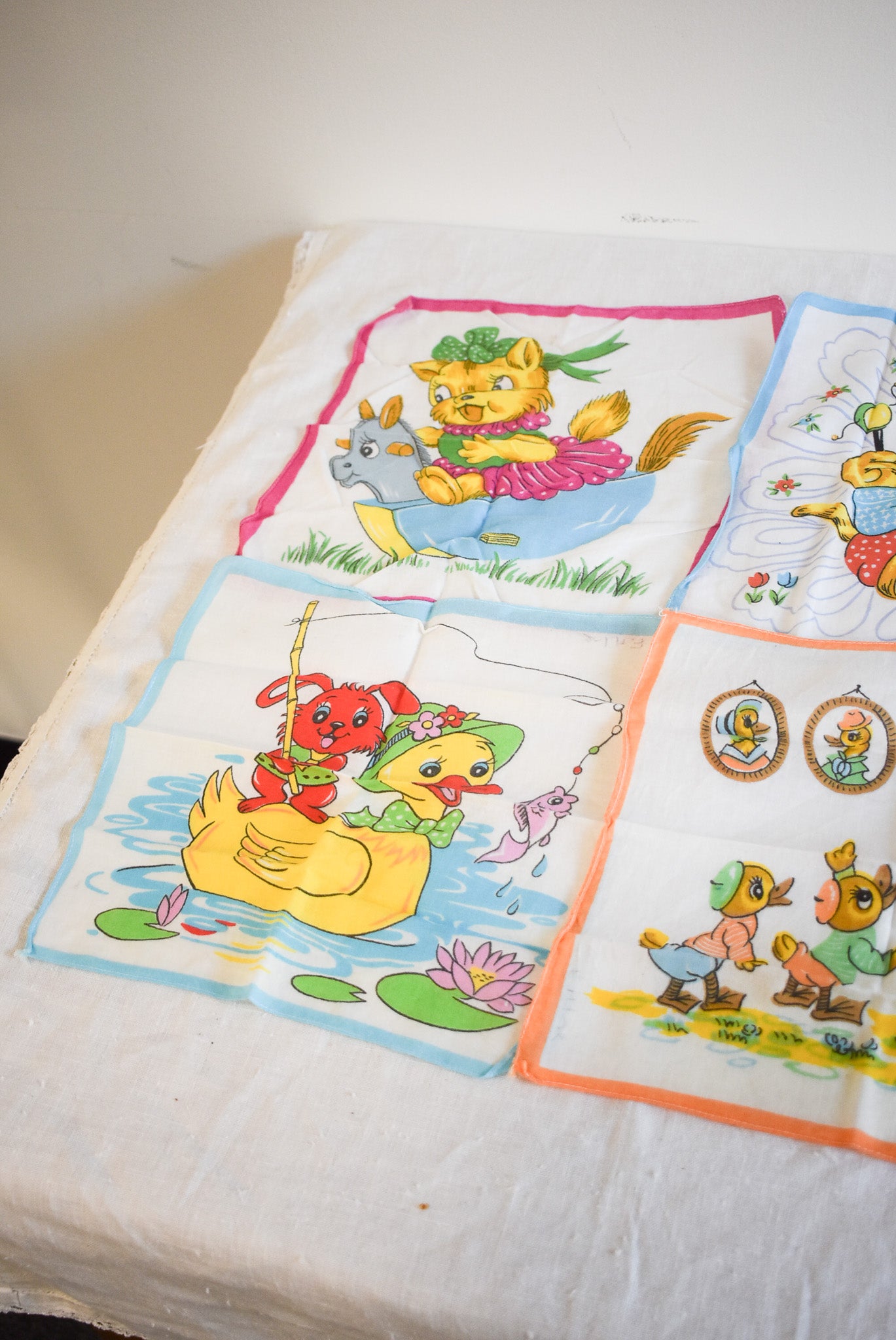 Vintage Kids Hankies (set 1)