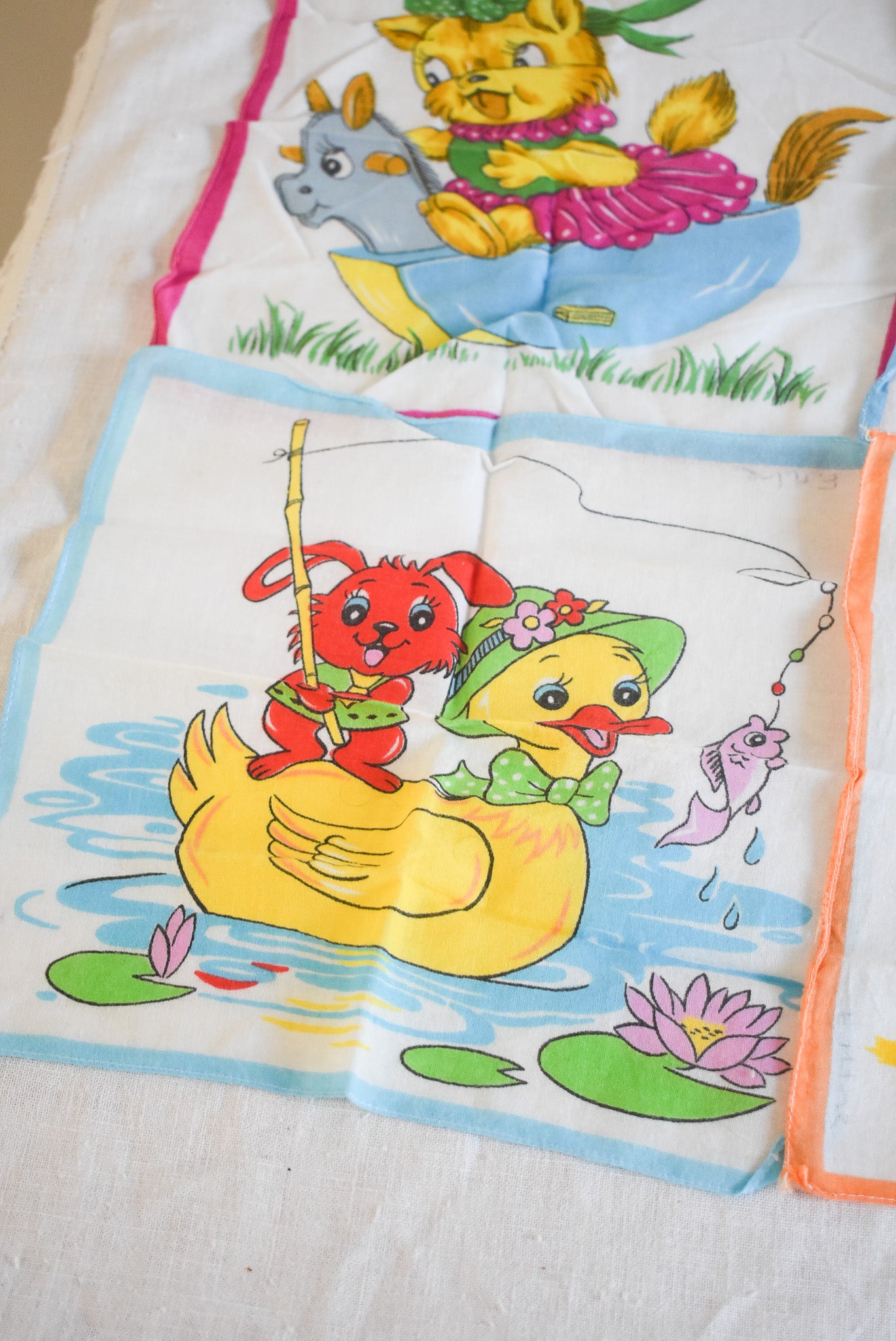 Vintage Kids Hankies (set 1)