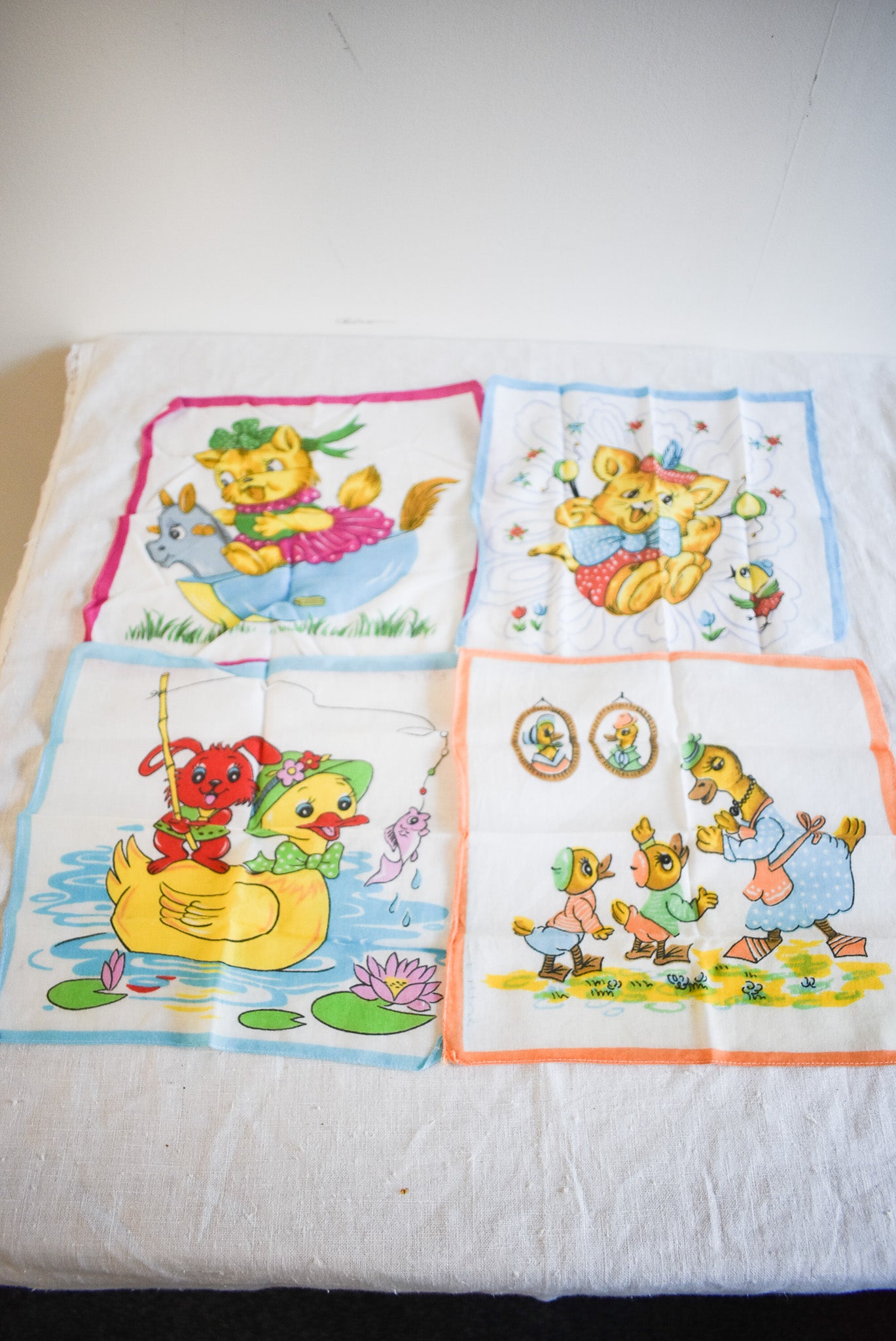 Vintage Kids Hankies (set 1)