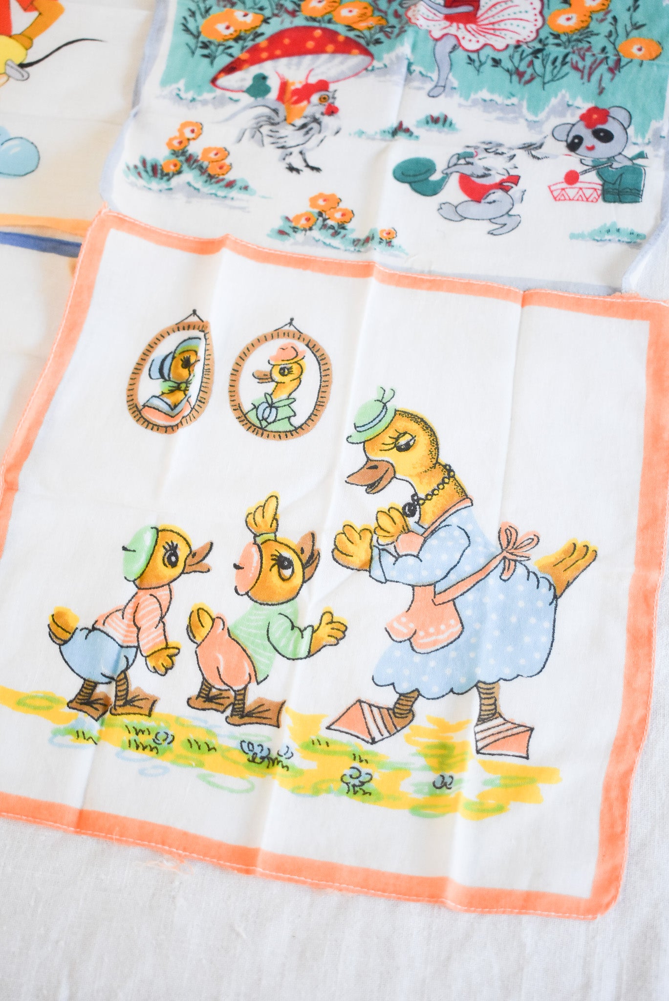 Vintage Kids Hankies (set 3)