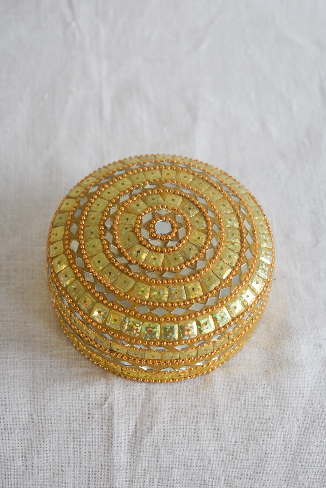 Large mosaic trinket box