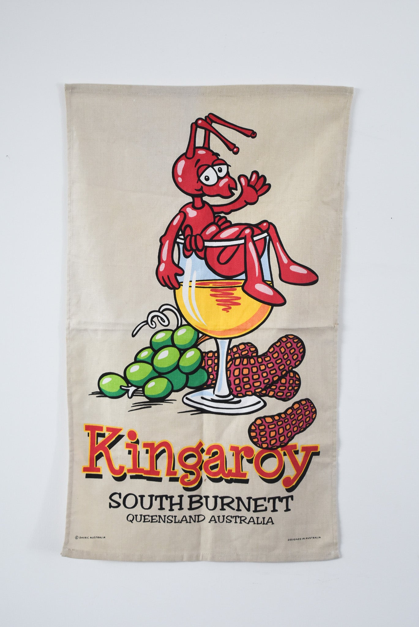 Kingaroy South Burnett Queensland Australia tea towel