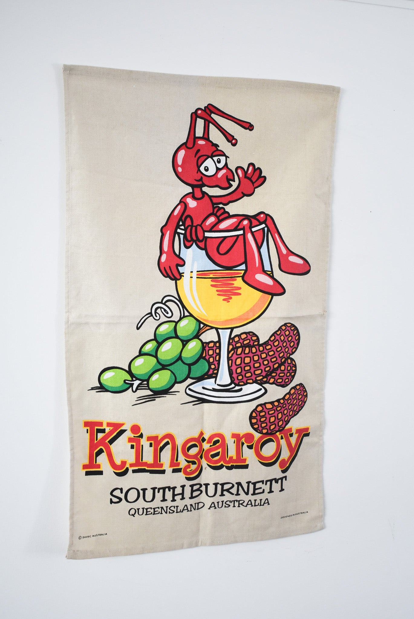 Kingaroy South Burnett Queensland Australia tea towel