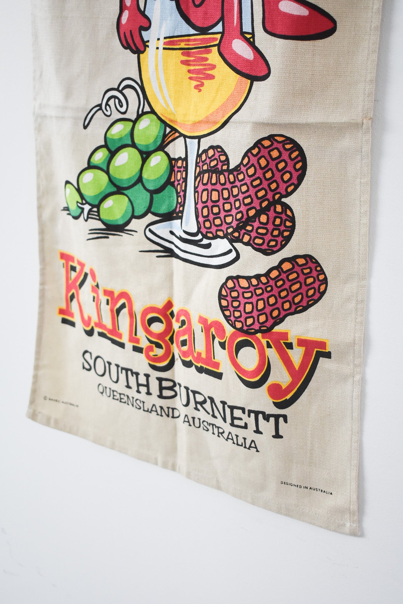 Kingaroy South Burnett Queensland Australia tea towel