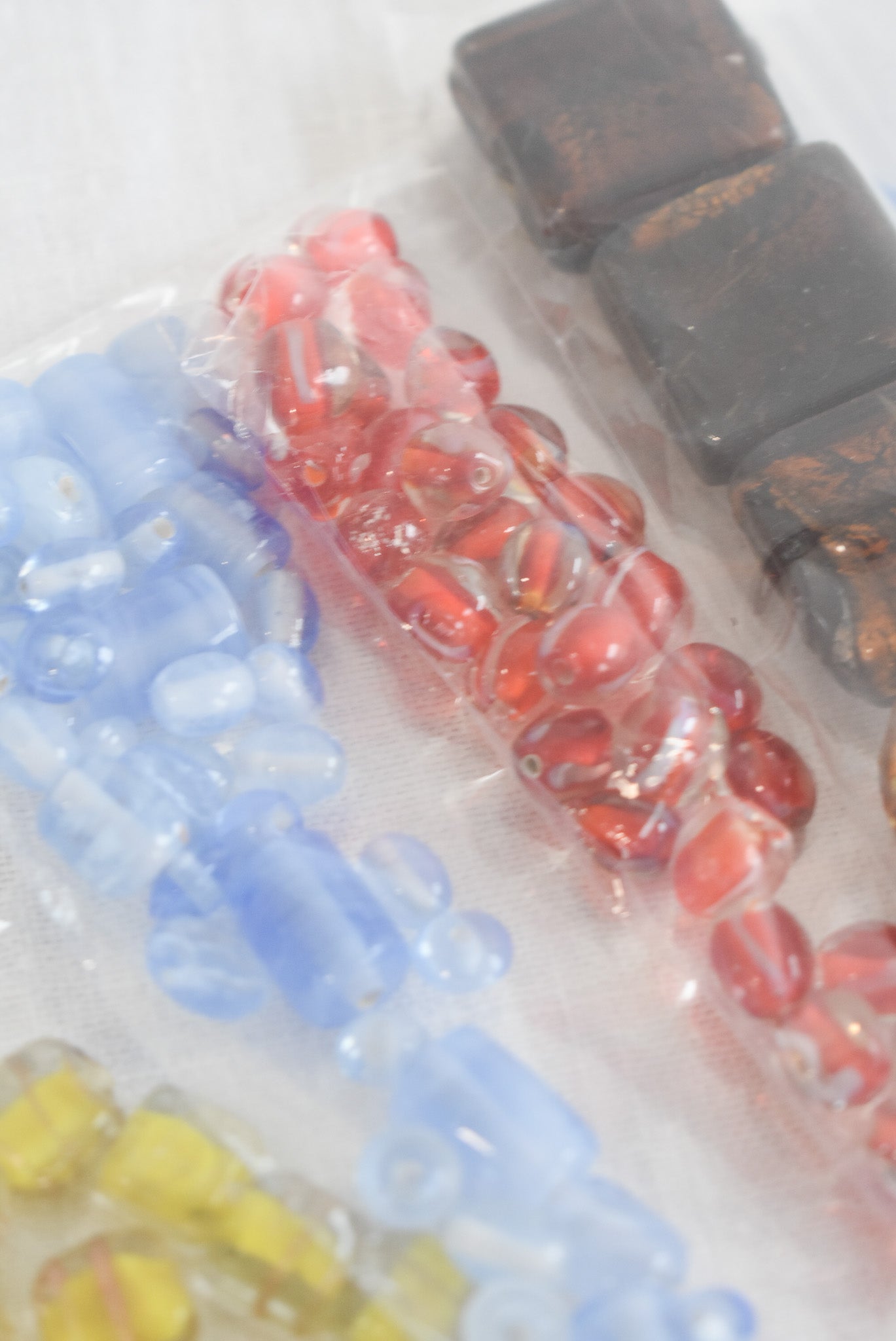 Vibrant glass beads bundle