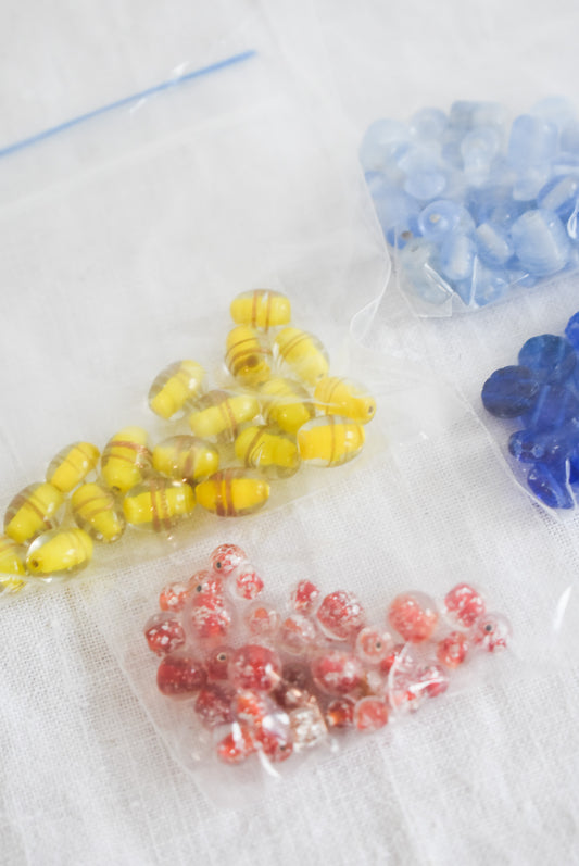 Gorgeous glass beads bundle