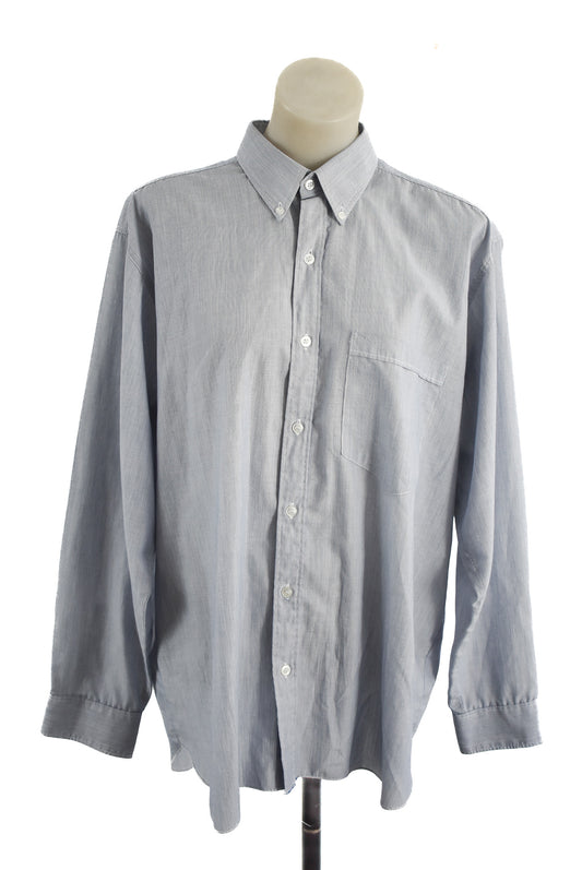 Manhattan NZ made cotton dress shirt, L