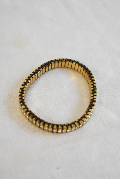 Glitzy gold toned bracelet