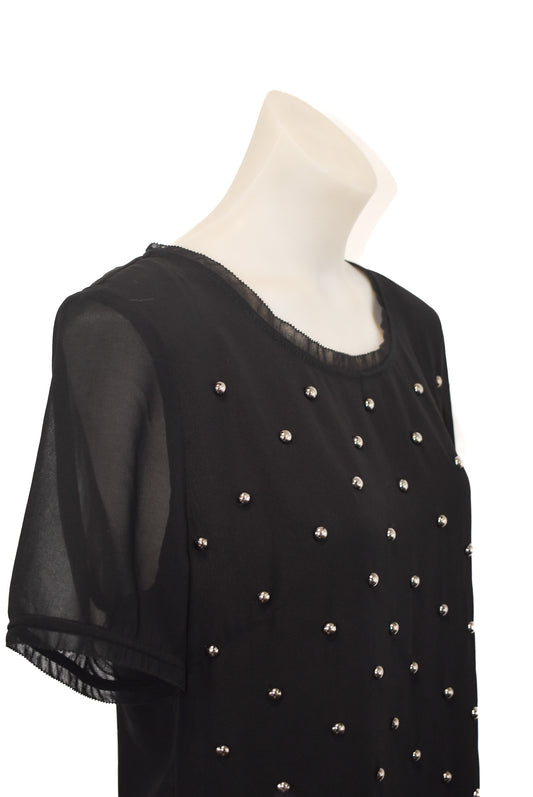 Ashley Fogal sheer bauble top, 12