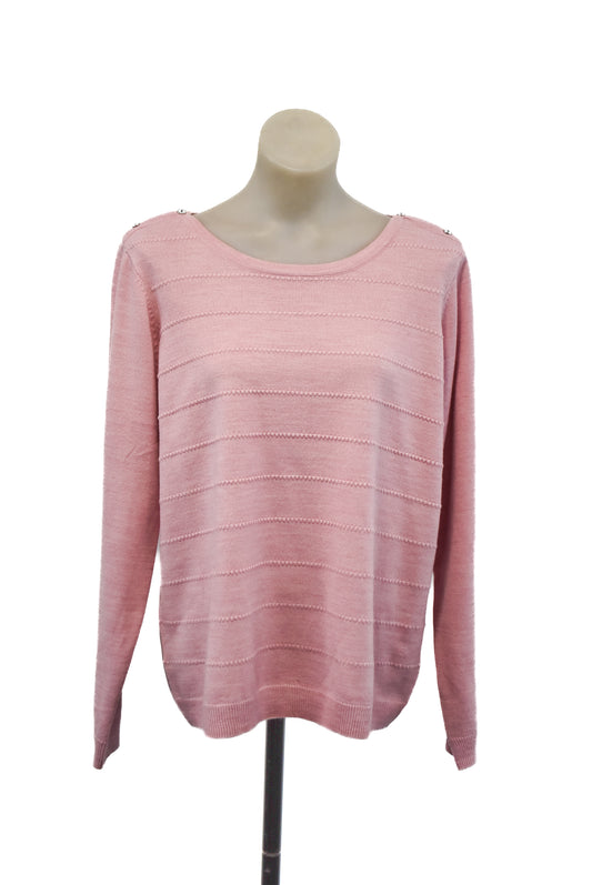 Ella J pink knit jumper, 18