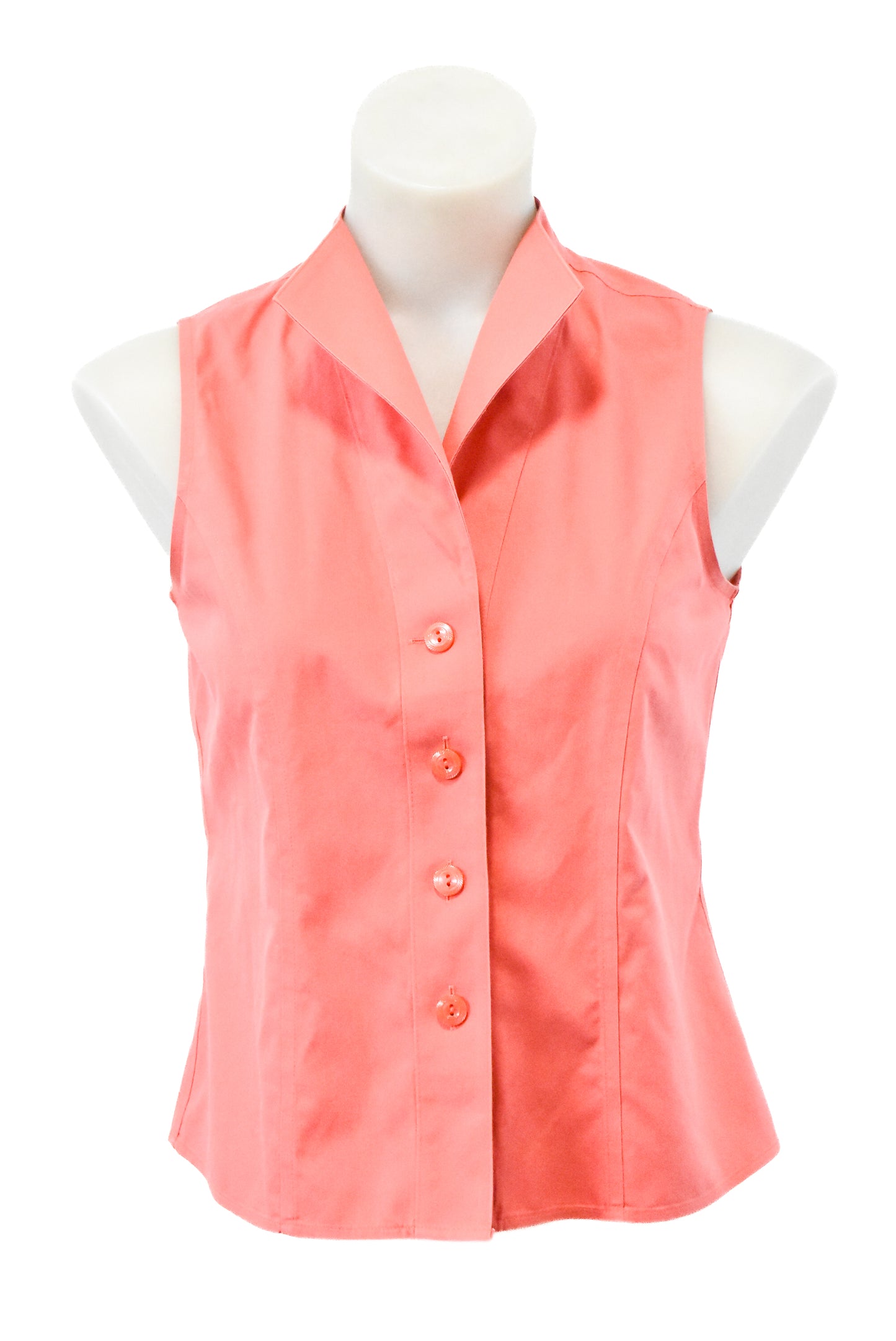 Jones New York structured vest button down, XS