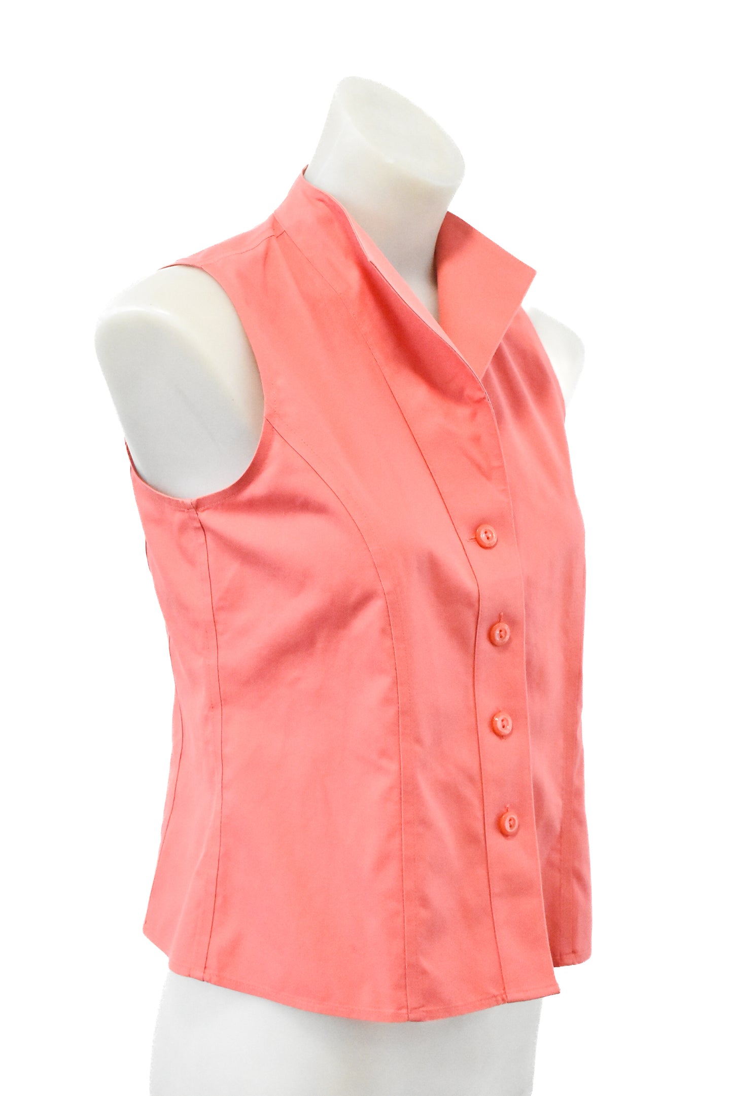 Jones New York structured vest button down, XS