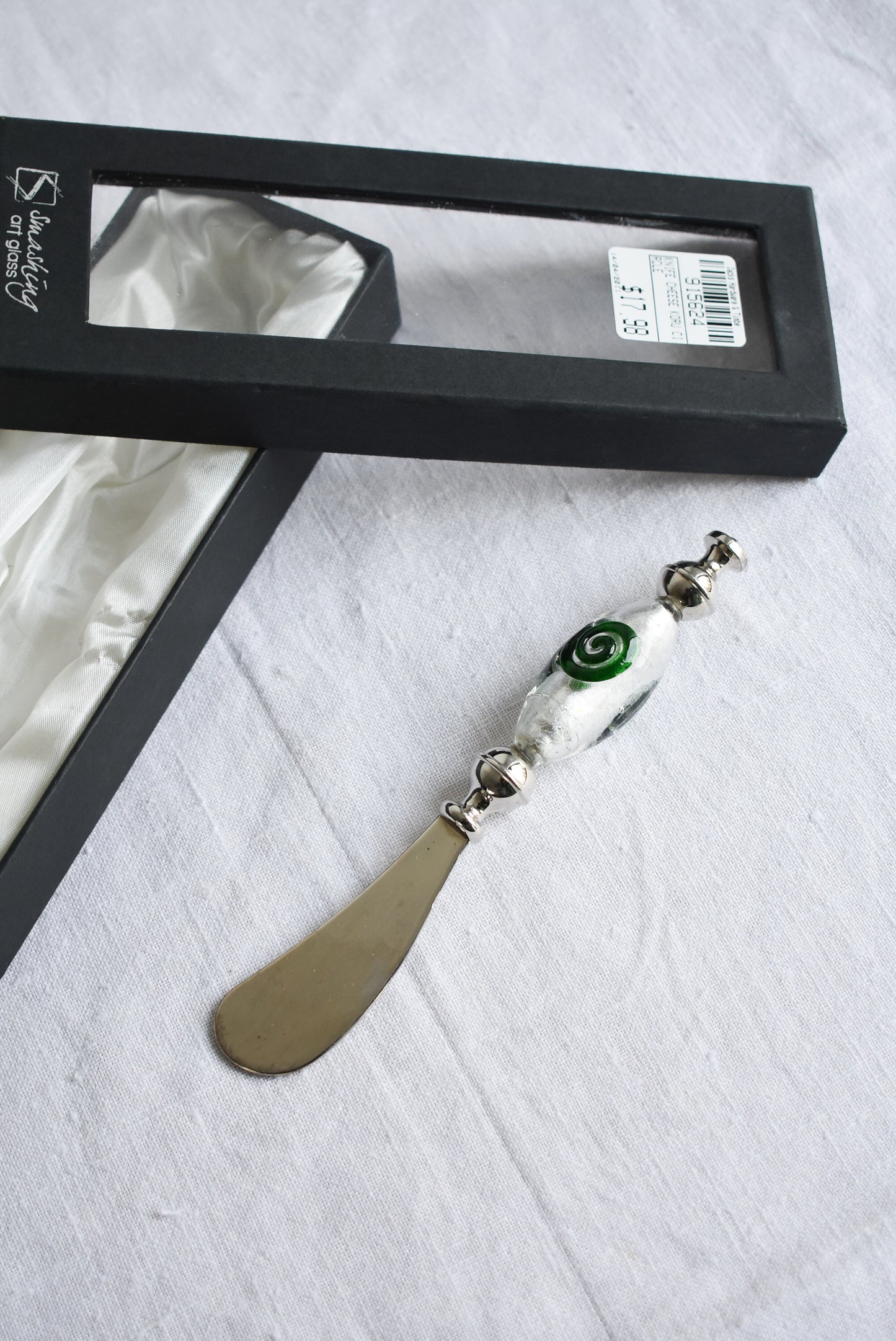 Gorgeous 'Kiwiana' Koru swirl cheese knife