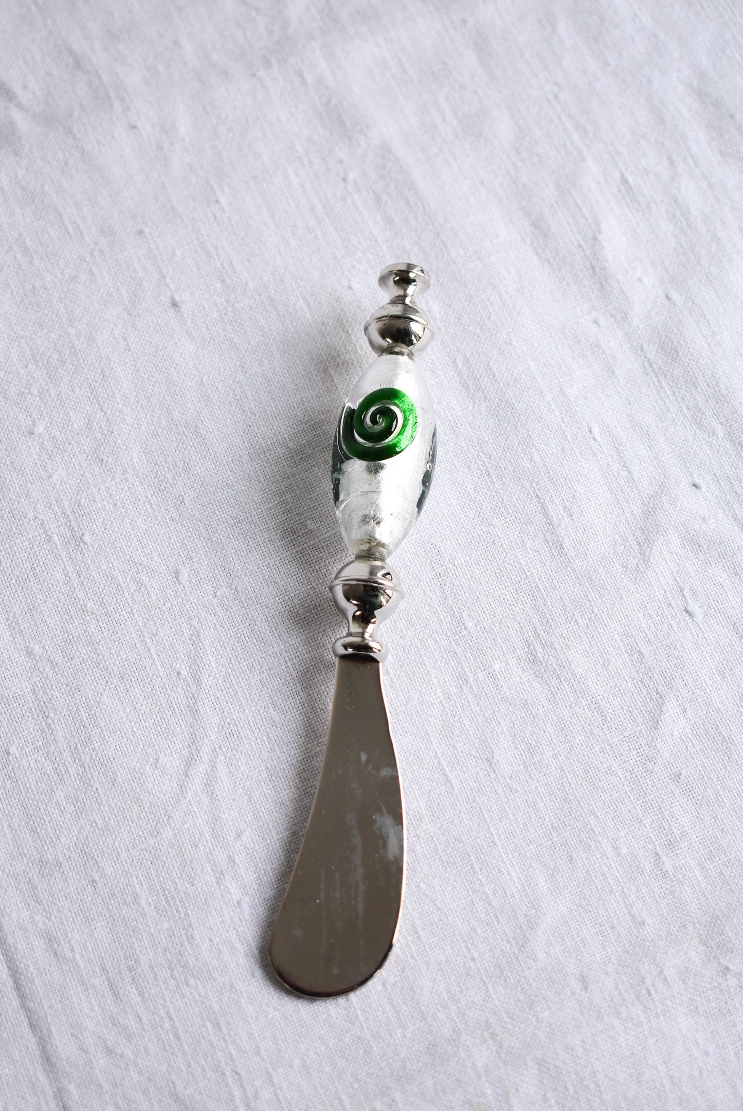 Gorgeous 'Kiwiana' Koru swirl cheese knife