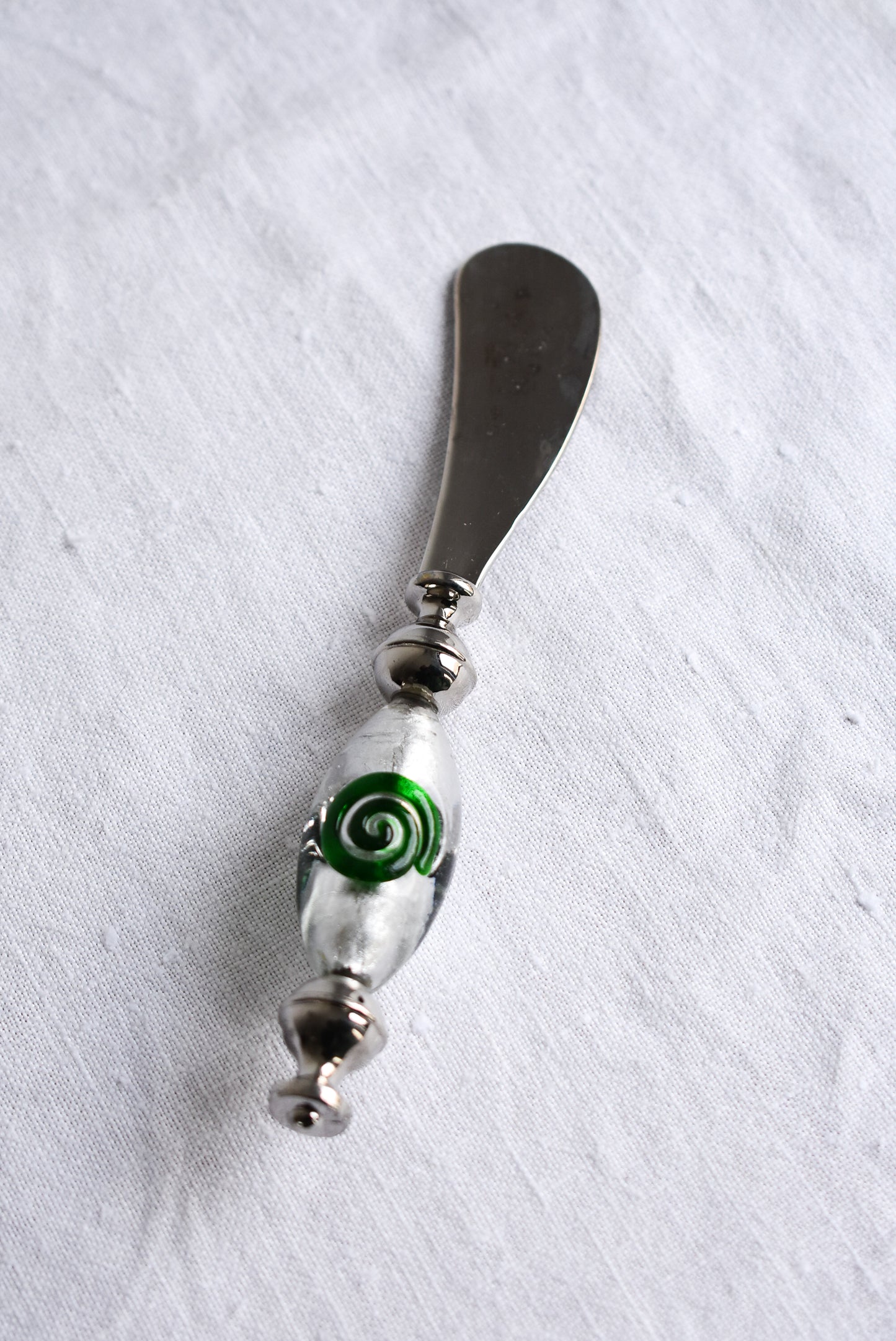 Gorgeous 'Kiwiana' Koru swirl cheese knife