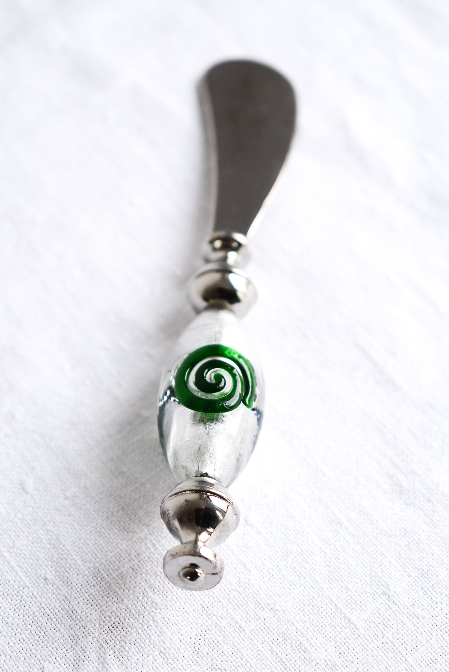 Gorgeous 'Kiwiana' Koru swirl cheese knife